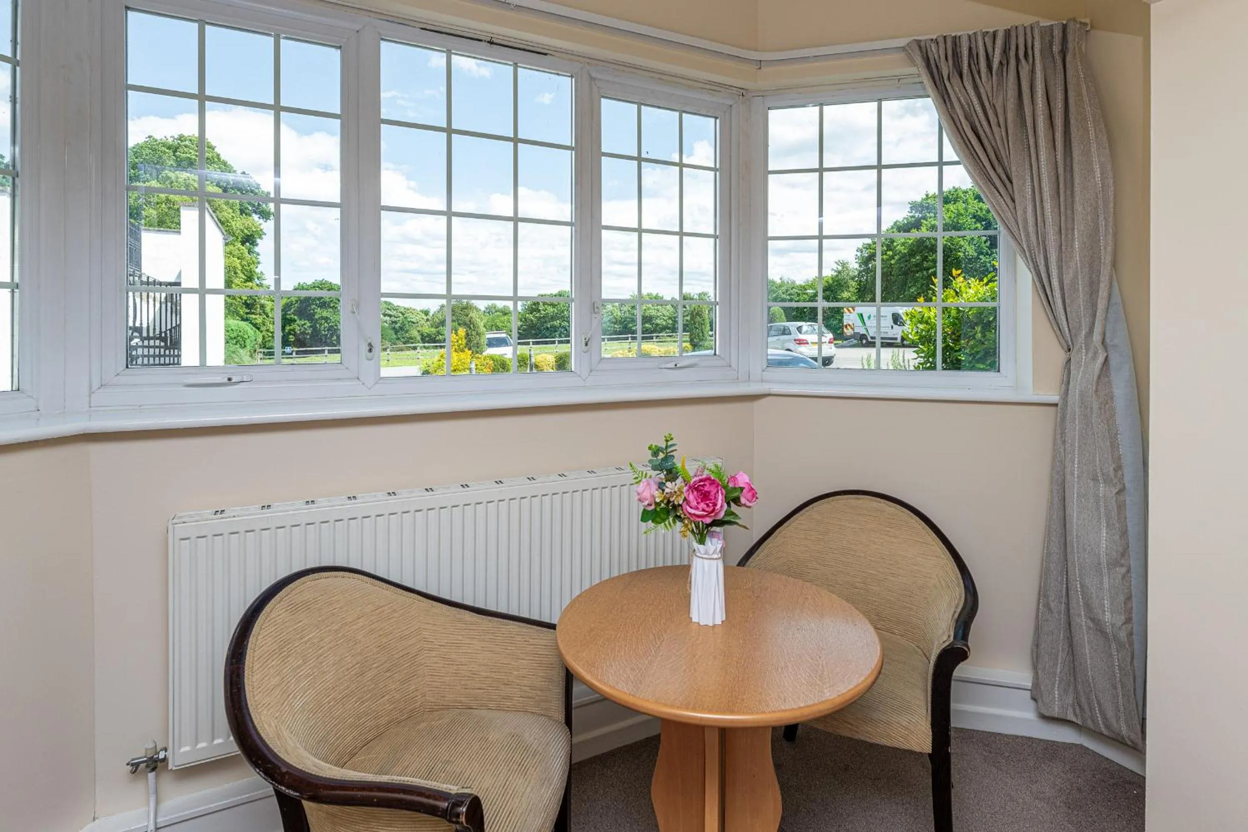 Seating area in Northop Hall Country House Hotel