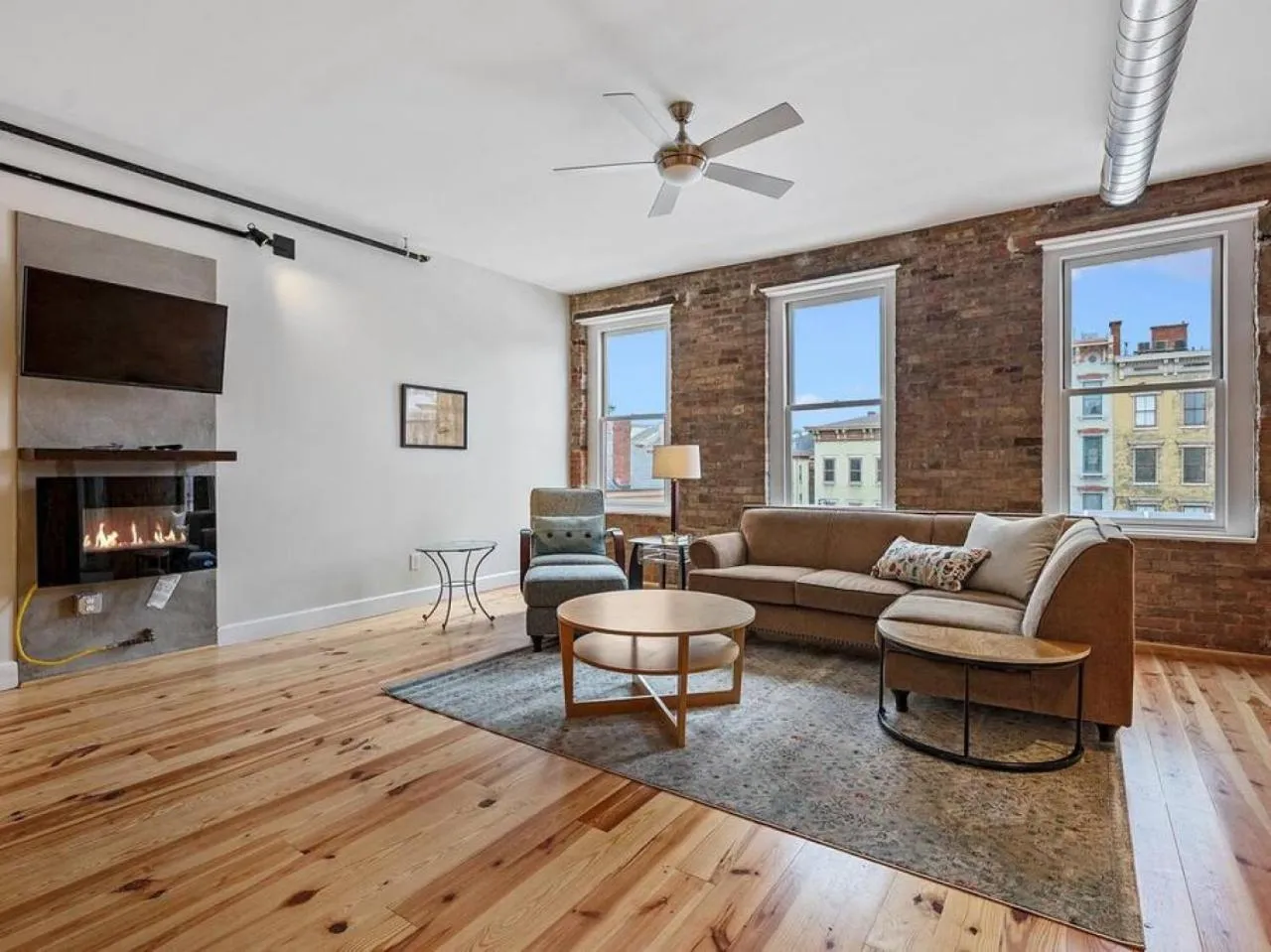 Living room in Luxury 4-Bedroom Retreat in the Heart of Over the Rhine