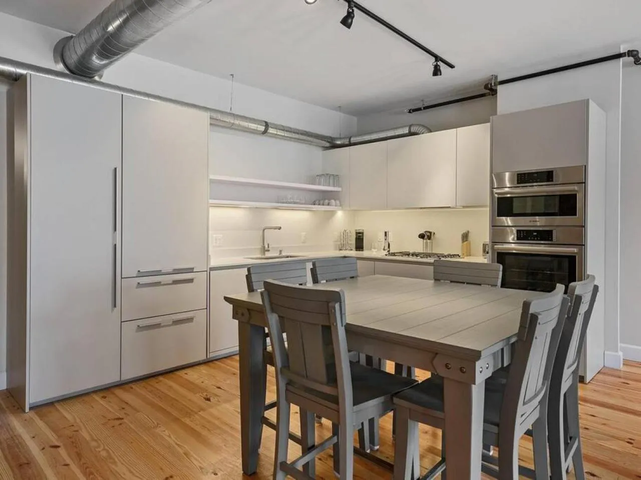 Dining area in Luxury 4-Bedroom Retreat in the Heart of Over the Rhine