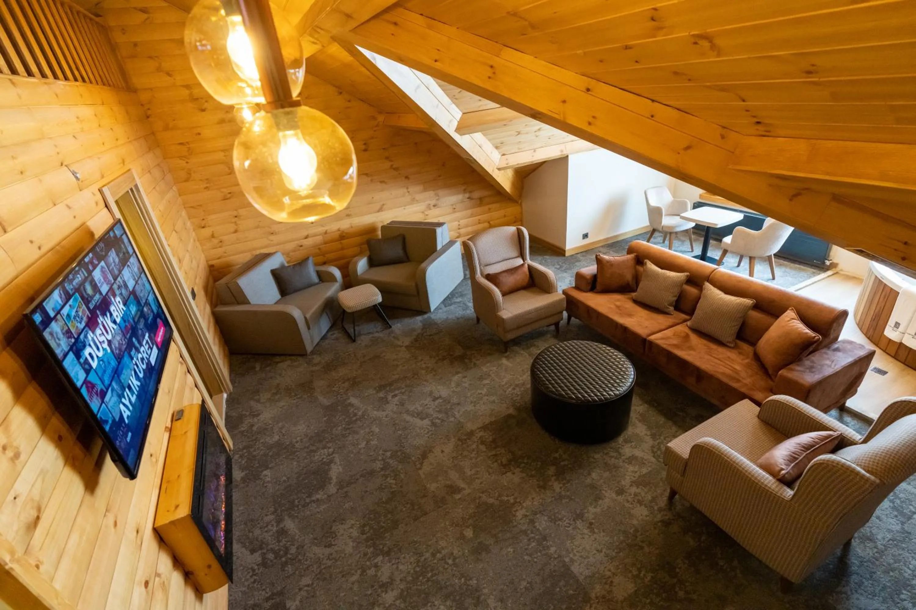 Living room in SARPİNO MOUNTAİN HOTEL