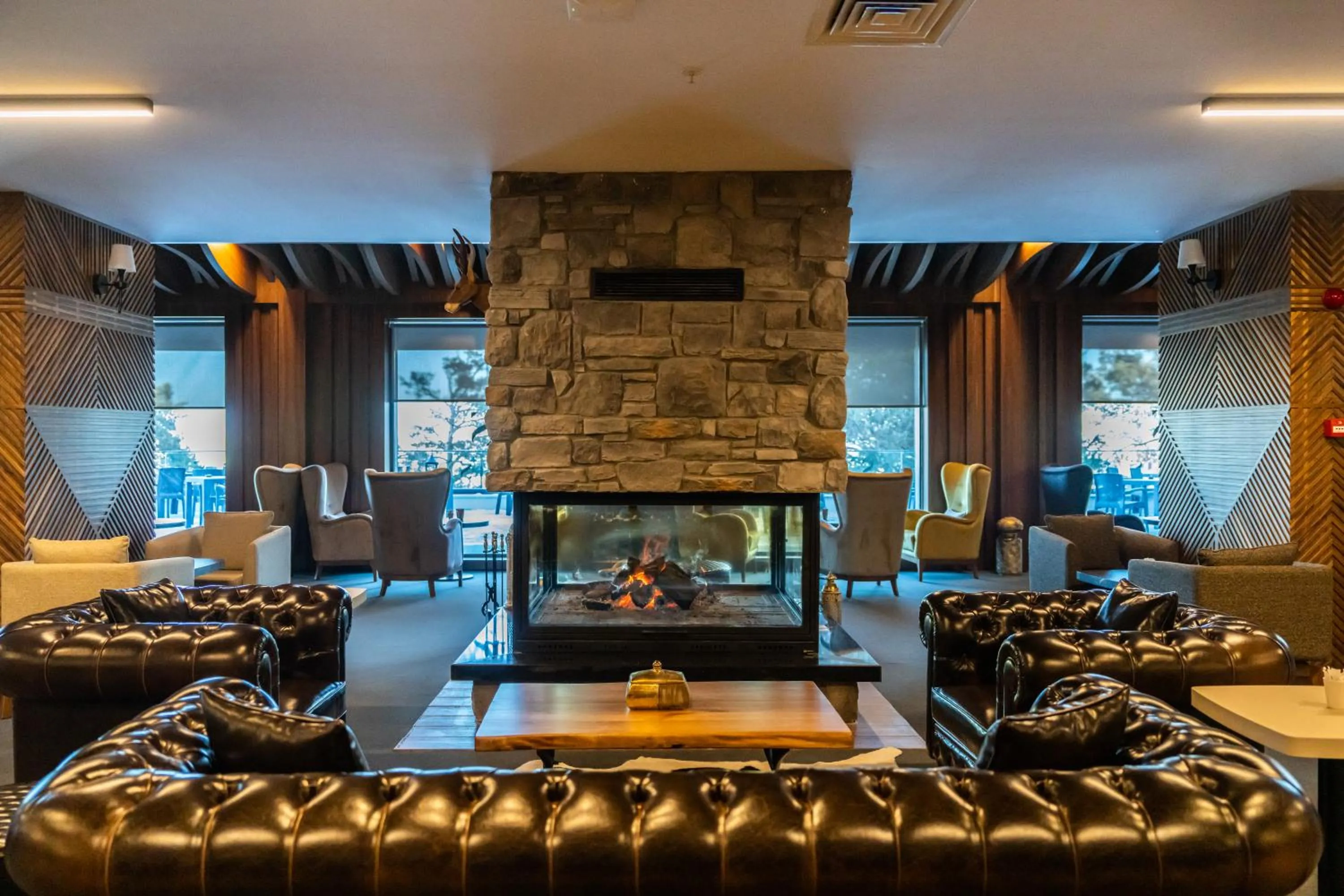 Seating area in SARPİNO MOUNTAİN HOTEL