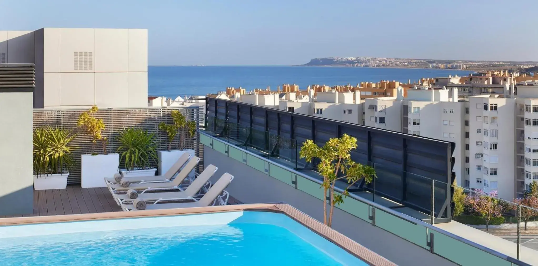 Pool view in NH Alicante Pool view in NH Alicante