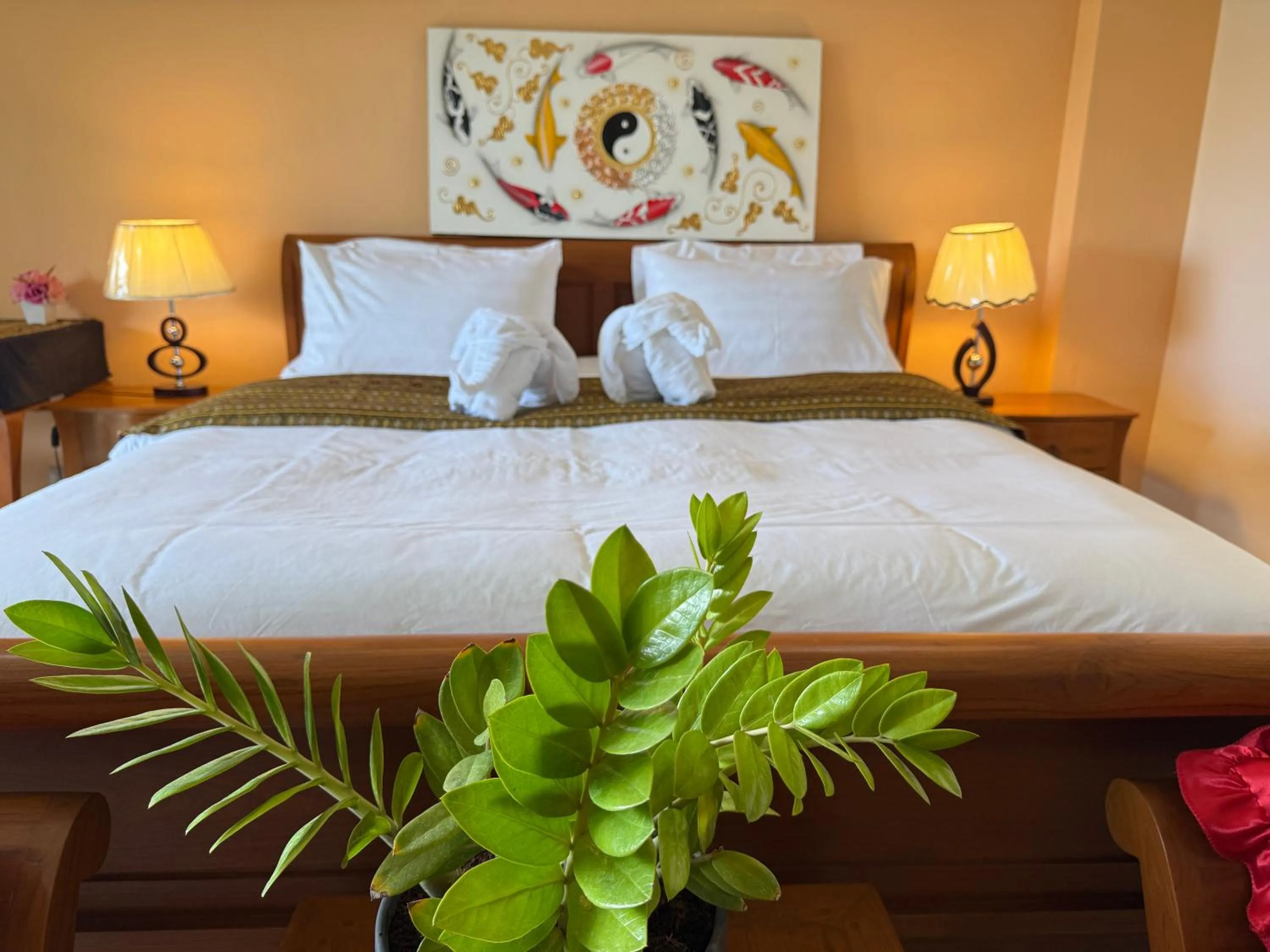 Bedroom, Bed in Laph Kham House