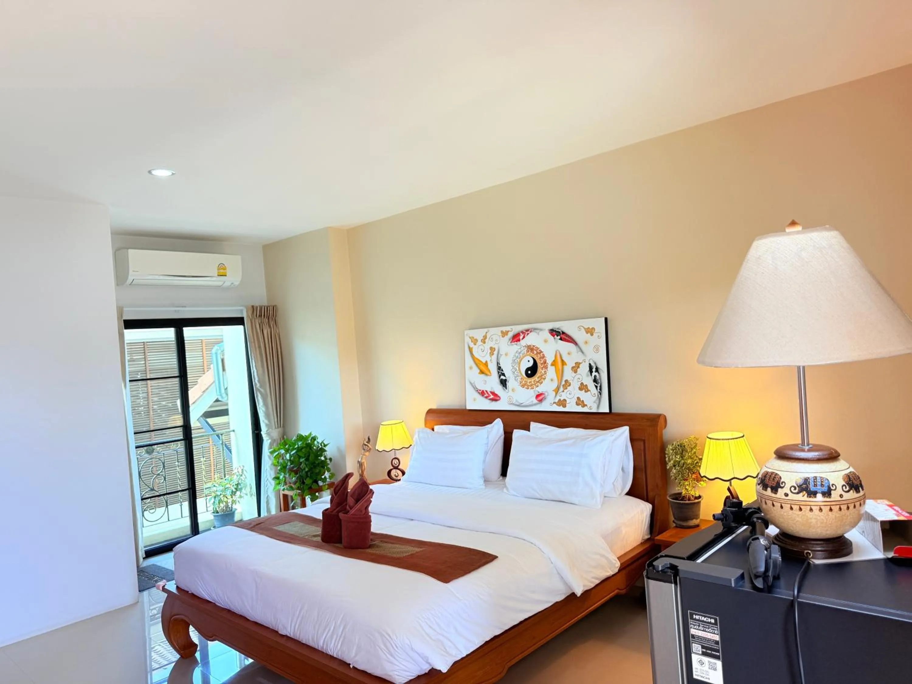 Bedroom, Bed in Laph Kham House