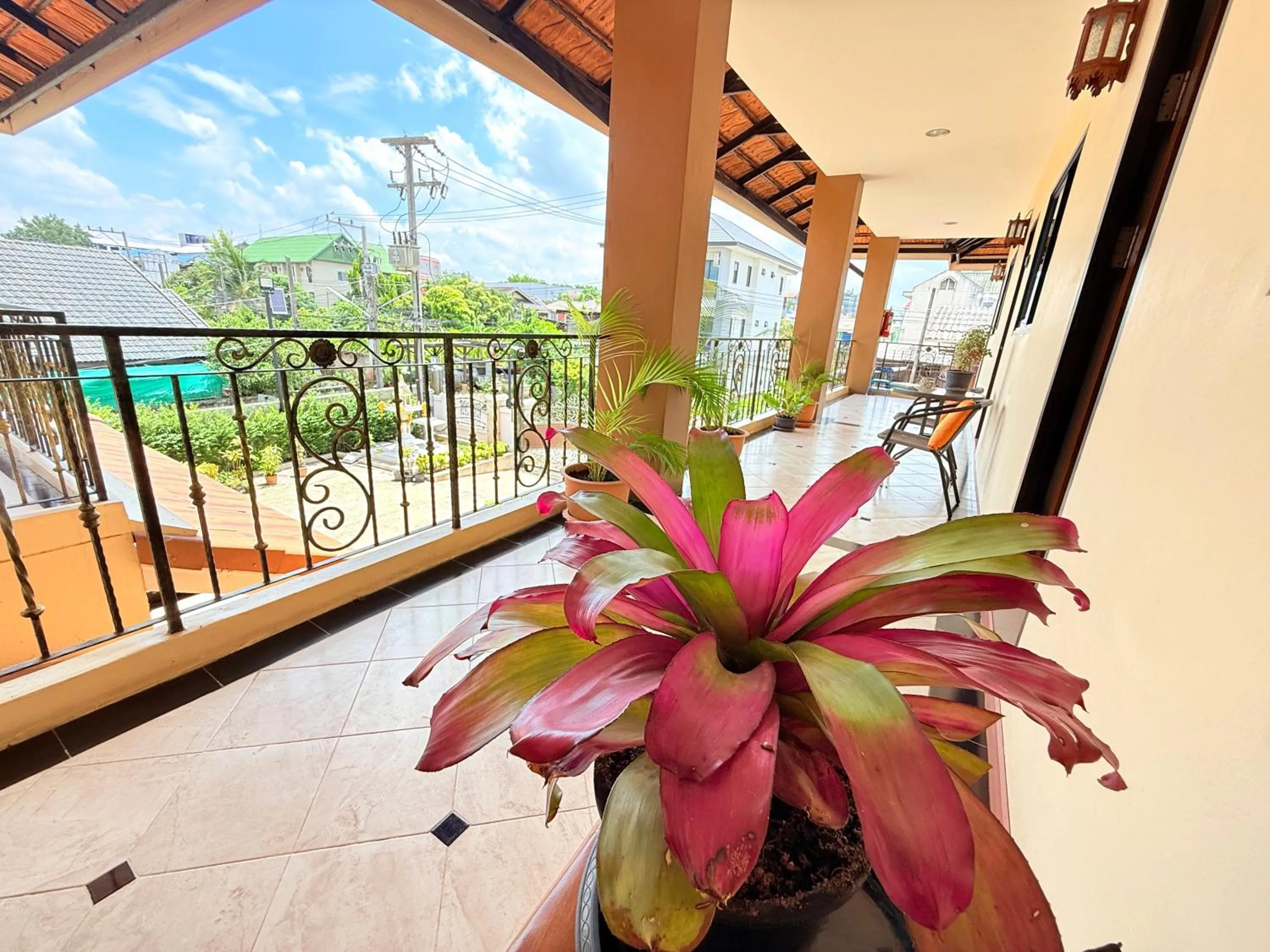 Patio in Laph Kham House