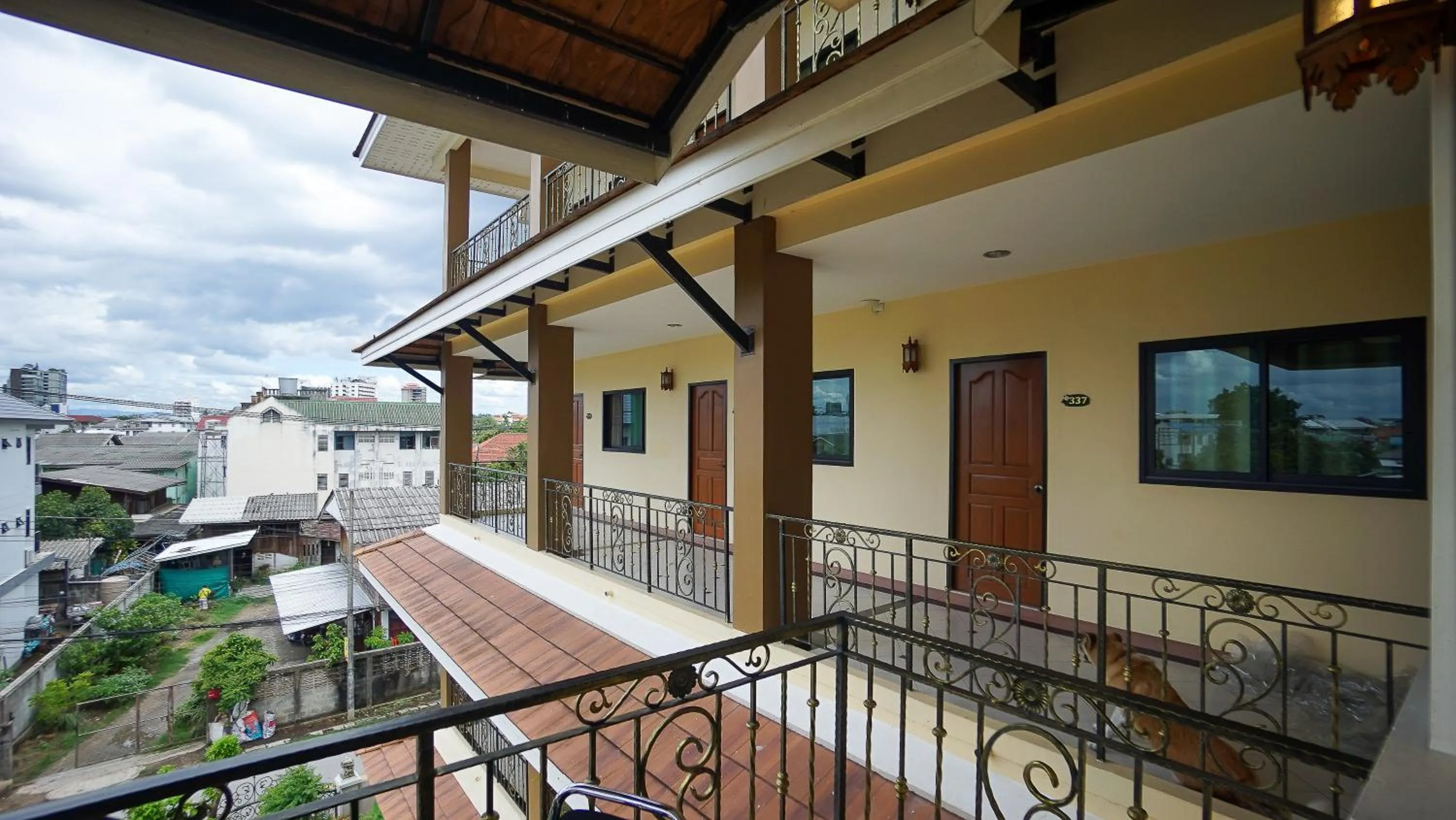 Patio in Laph Kham House