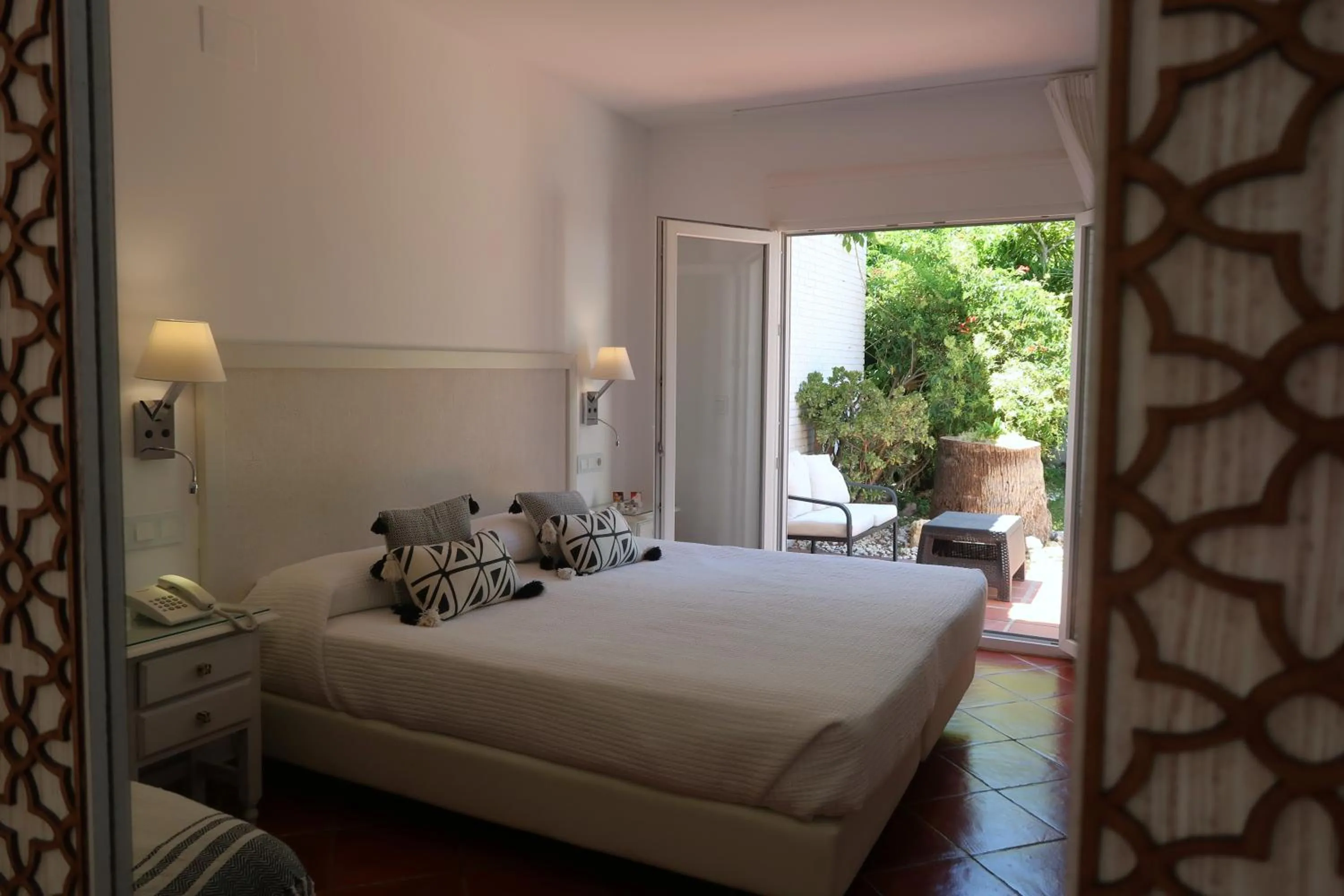 Bed in Hotel Malaga Picasso