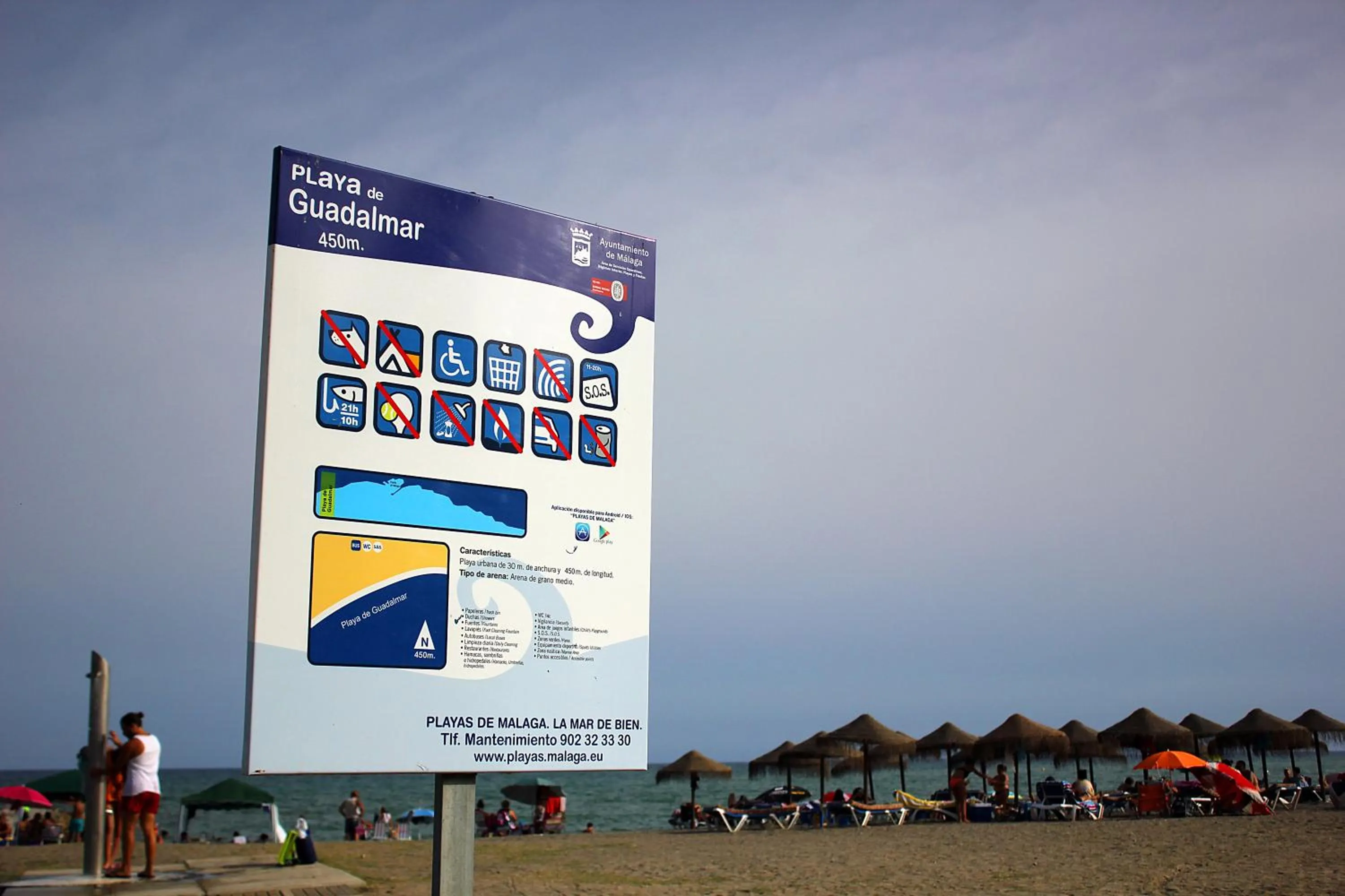 Beach in Hotel Malaga Picasso