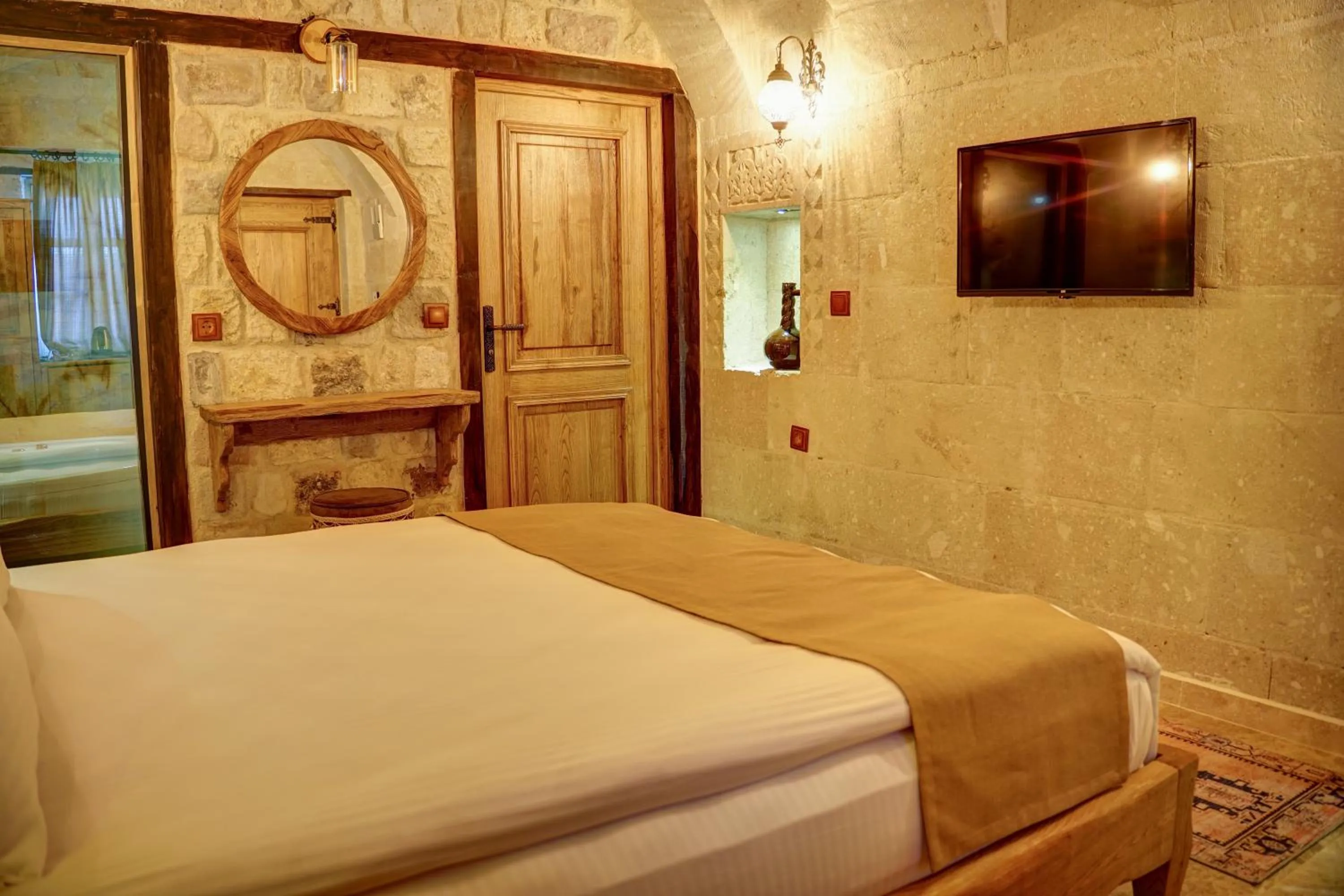 Bed in The Calypso Cave