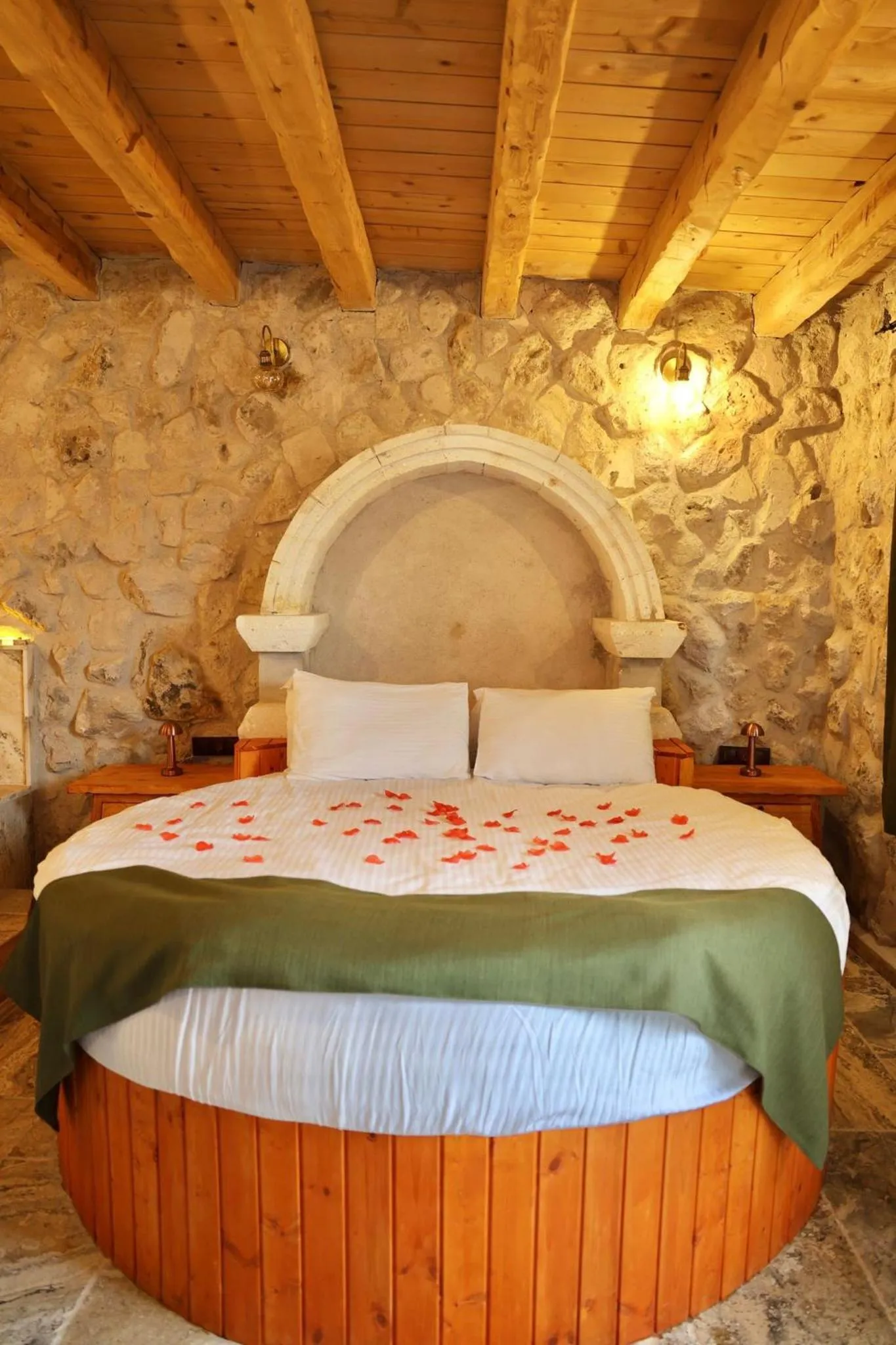 Bed in The Calypso Cave