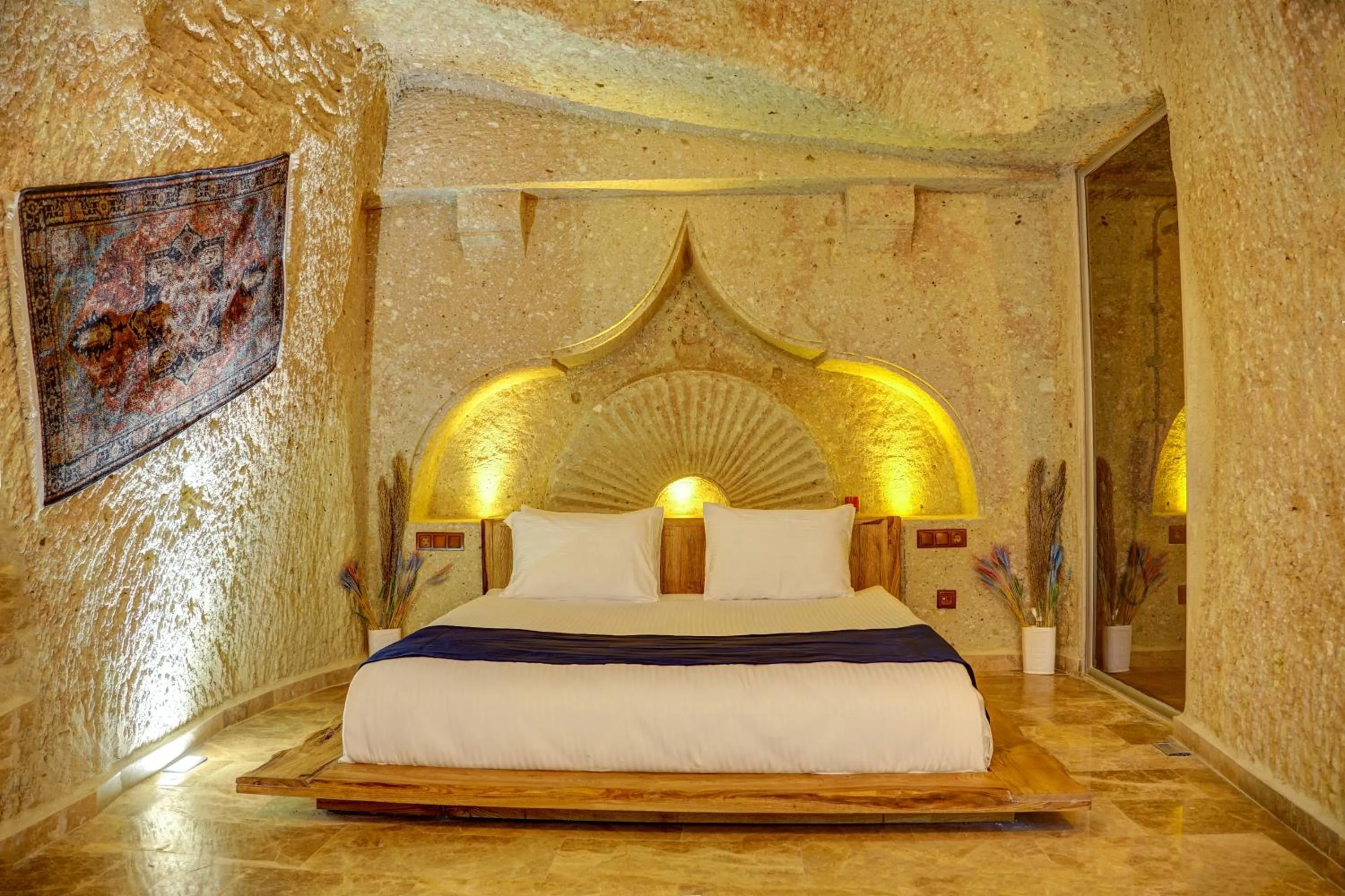 Bed in The Calypso Cave