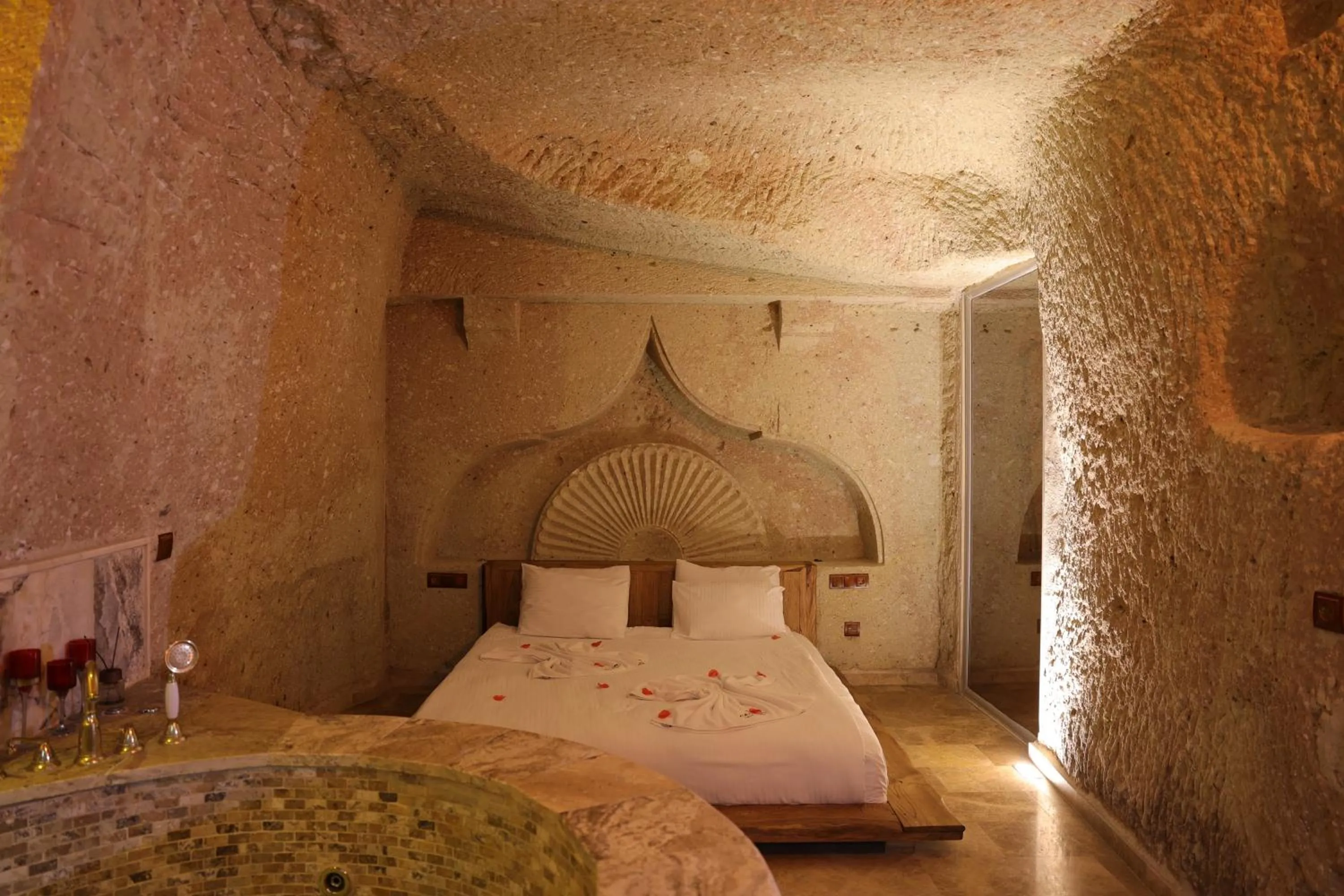 Bed in The Calypso Cave