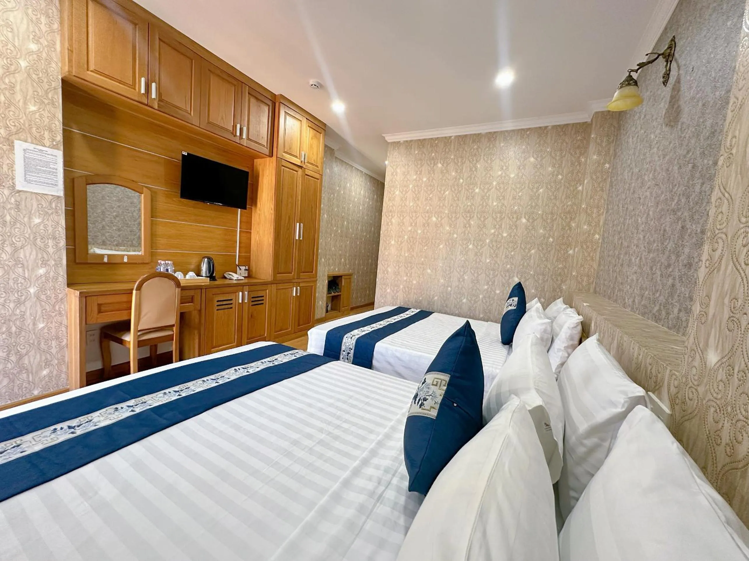 Property building, Bed in Tra My Hotel - SaiGon Center