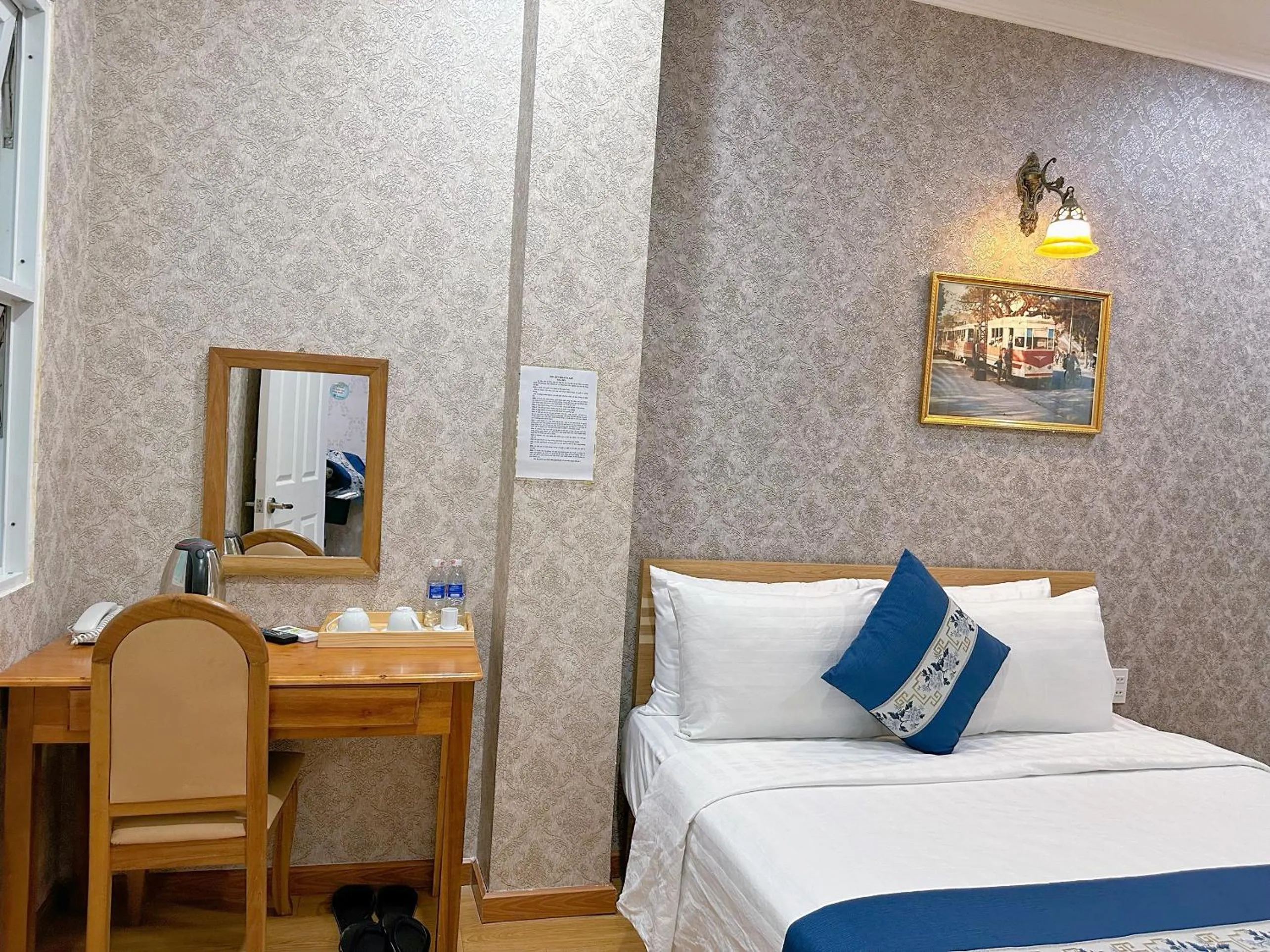 Property building, Bed in Tra My Hotel - SaiGon Center