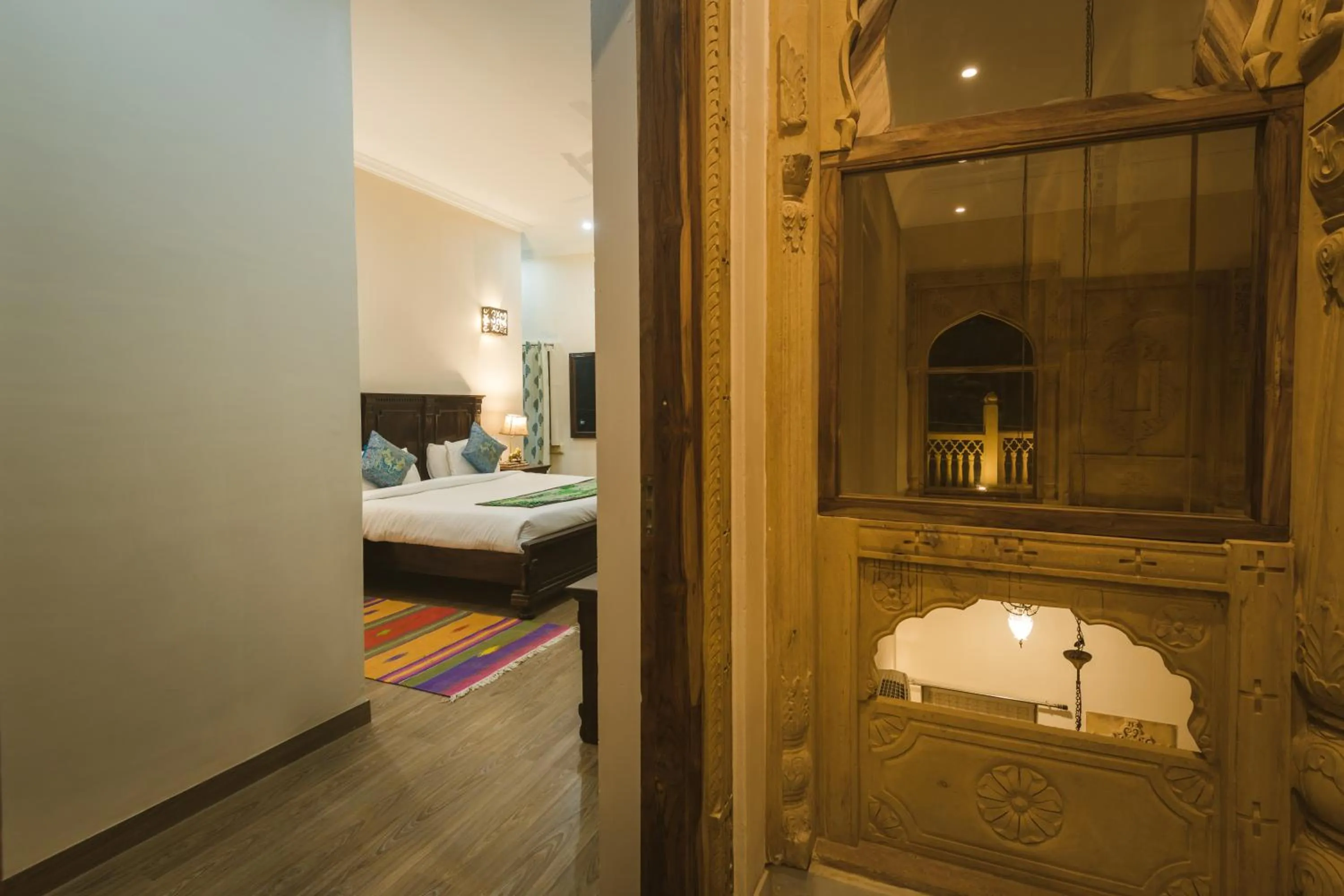 Bedroom, Bed in Hotel Dev Garh