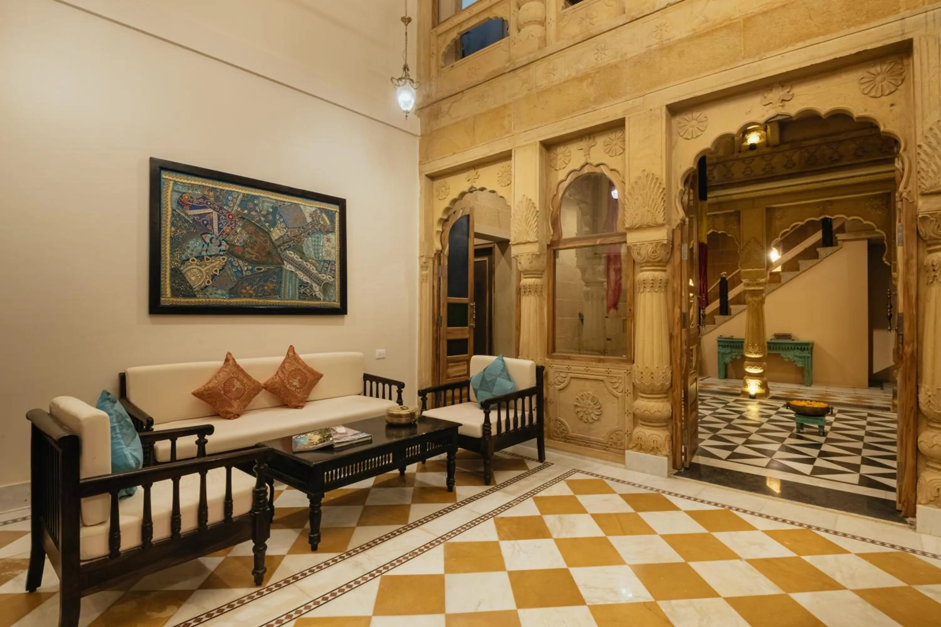 Lobby or reception in Hotel Dev Garh