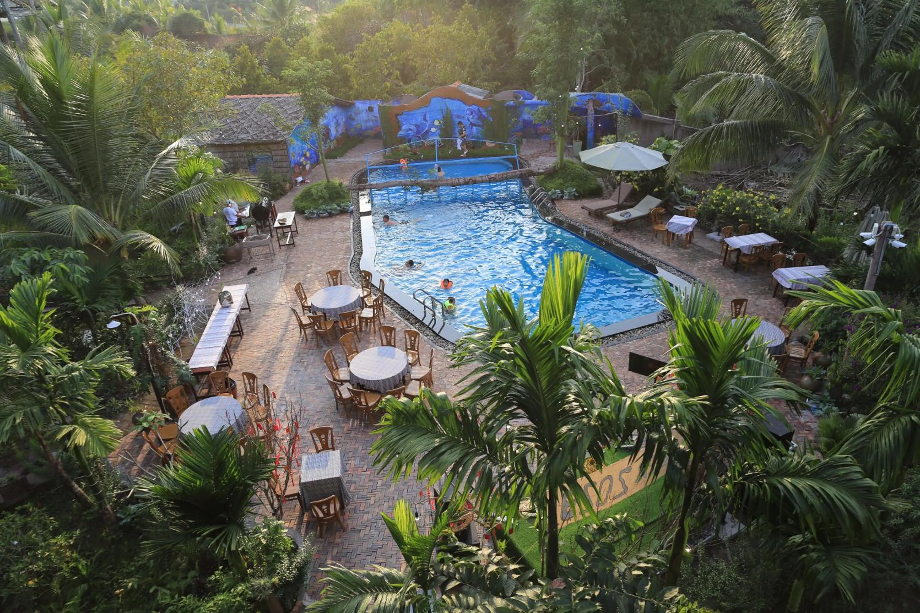 Swimming pool in Vamxang Rustic Home