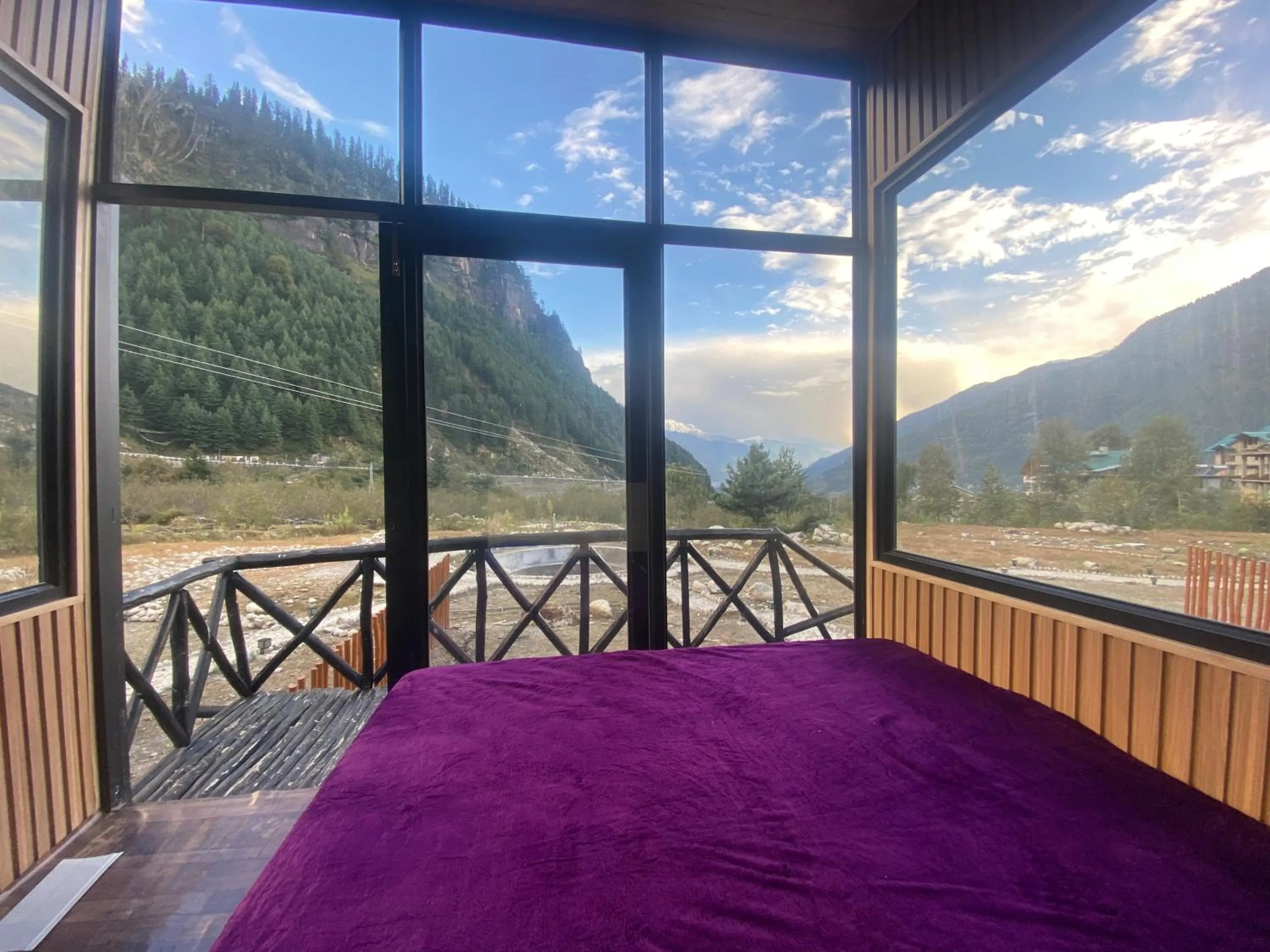 Bed in WorthMiles Resort