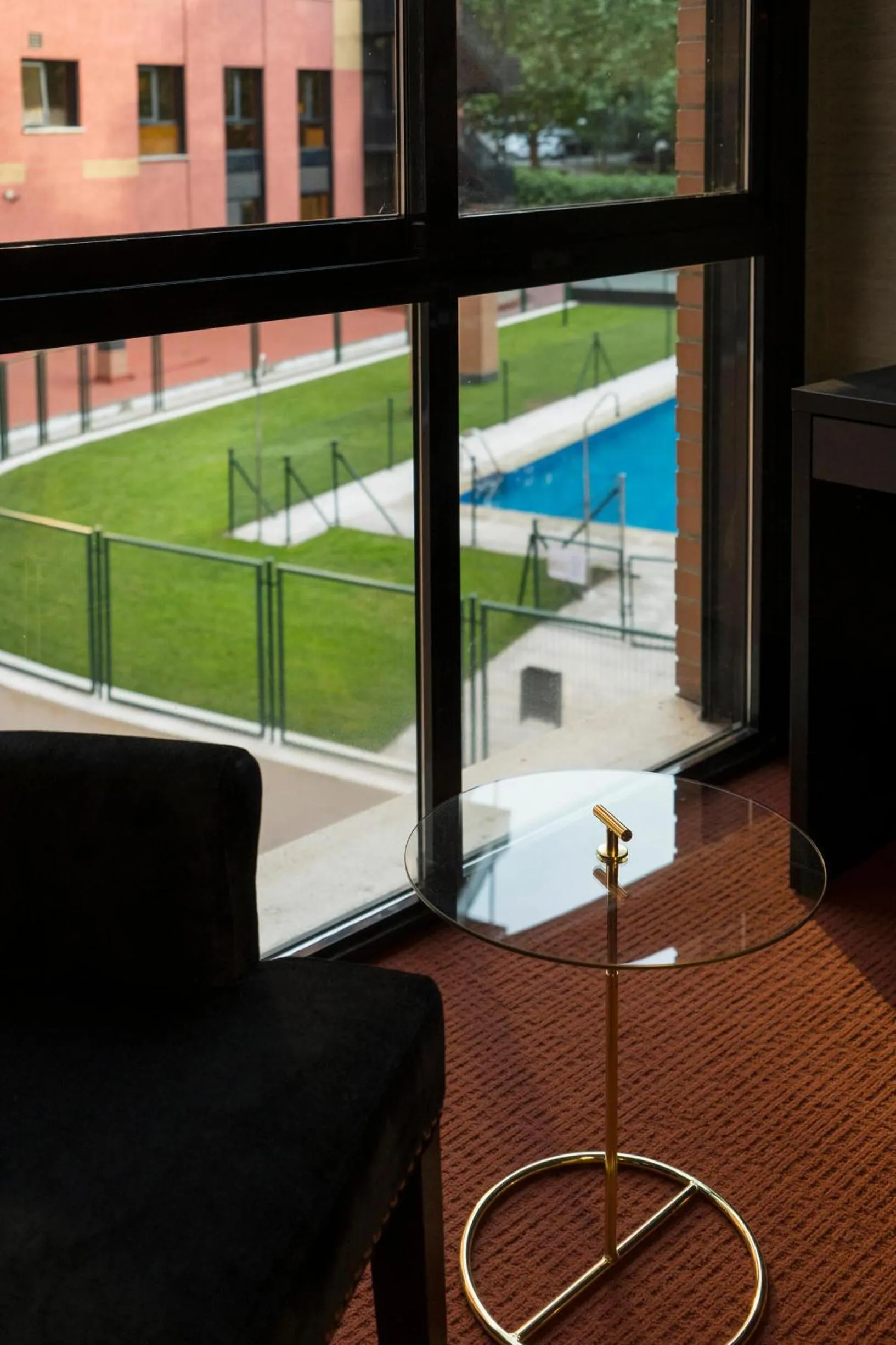 Pool view in Hotel Mirador de Chamartín