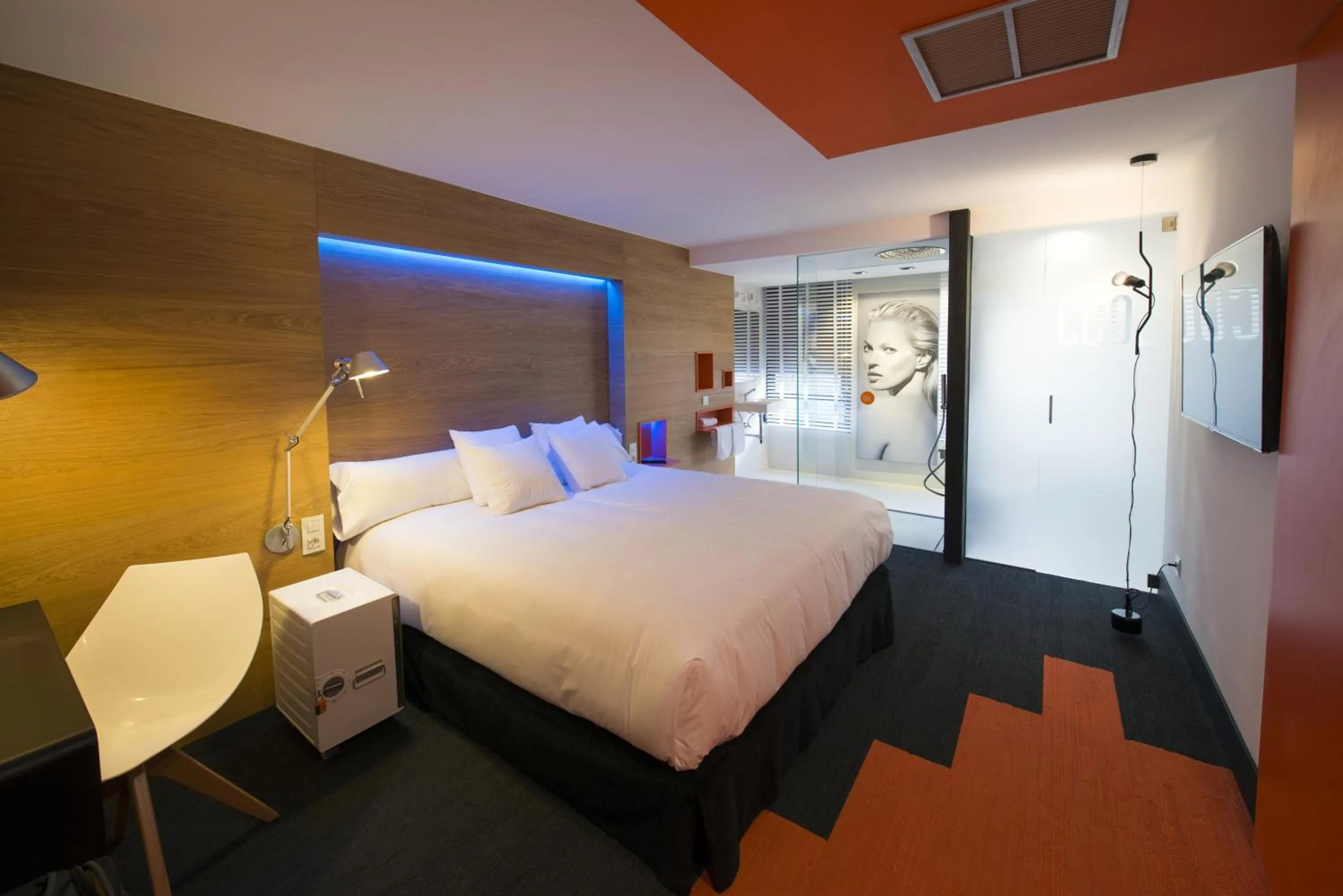 Bed in Hotel Mirador de Chamartín