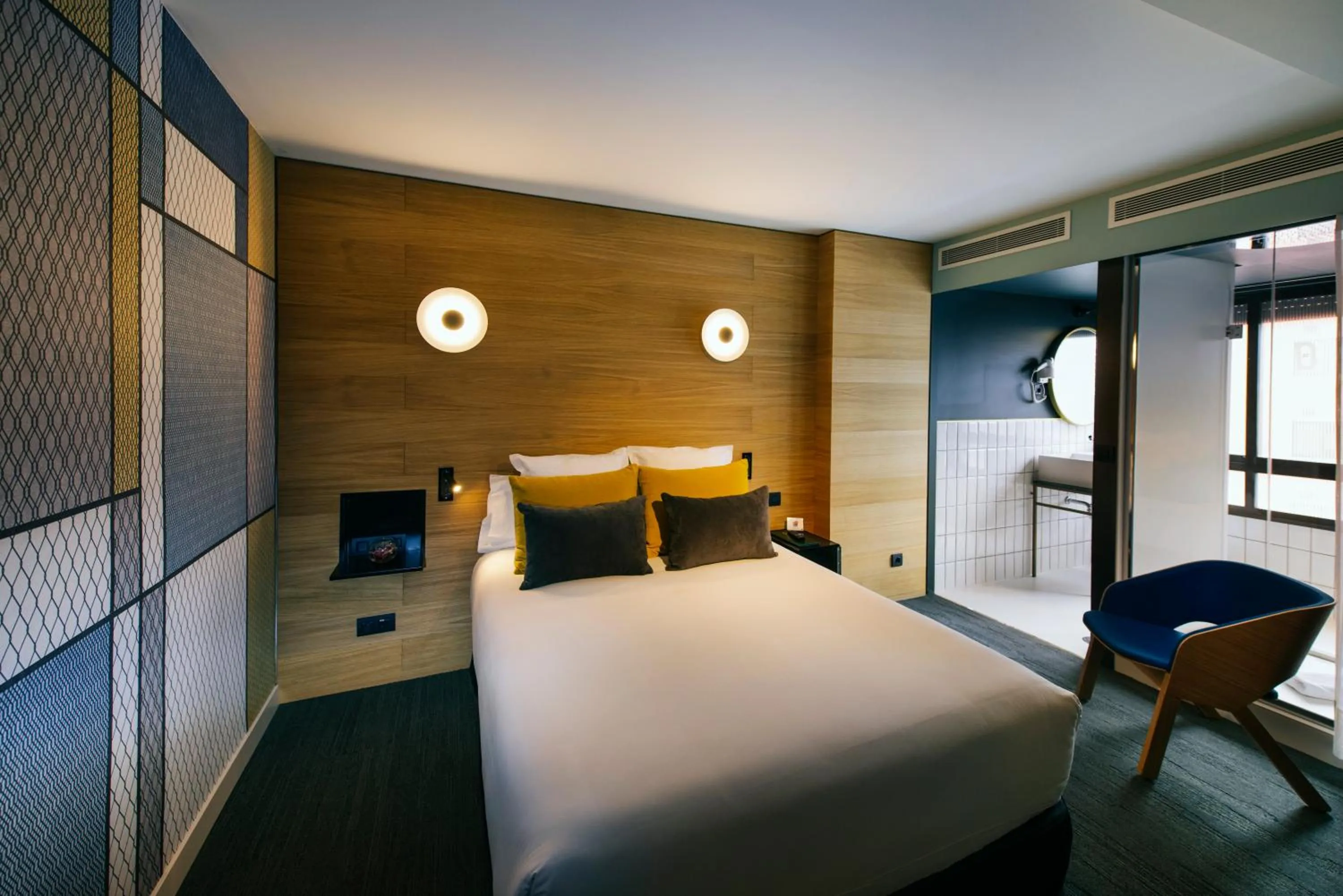 Bed in Hotel Mirador de Chamartín