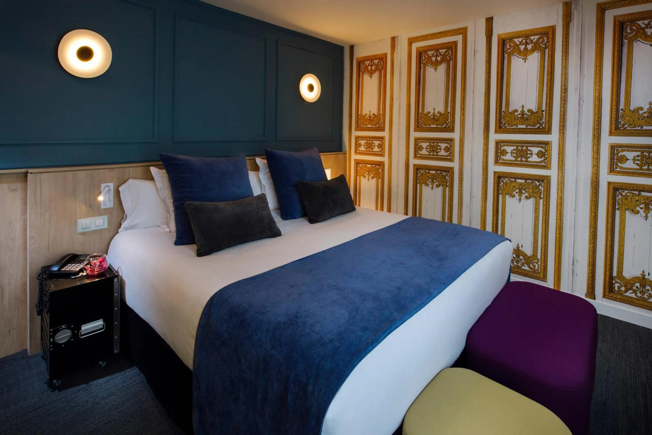 Bed in Hotel Mirador de Chamartín