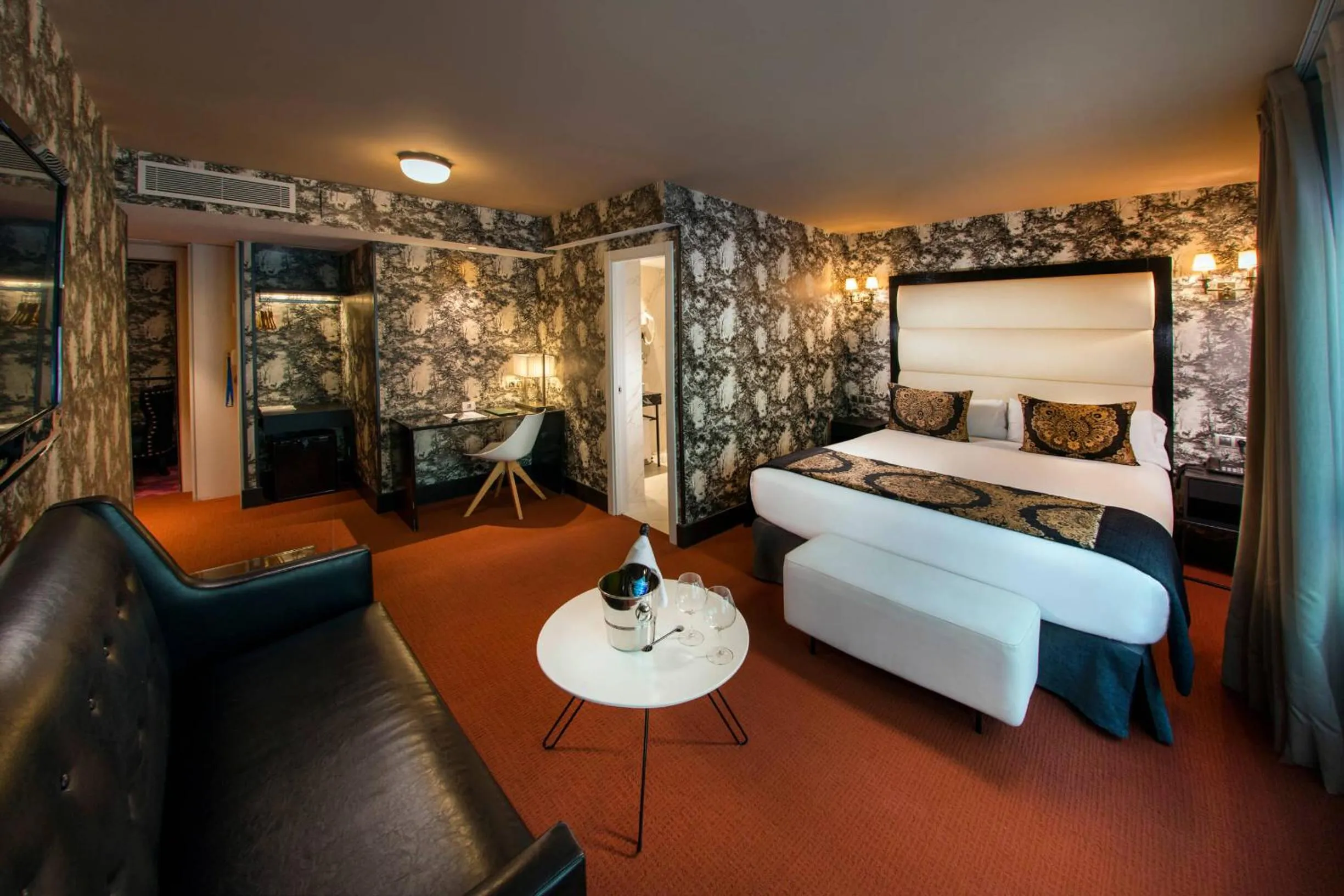 Bed in Hotel Mirador de Chamartín