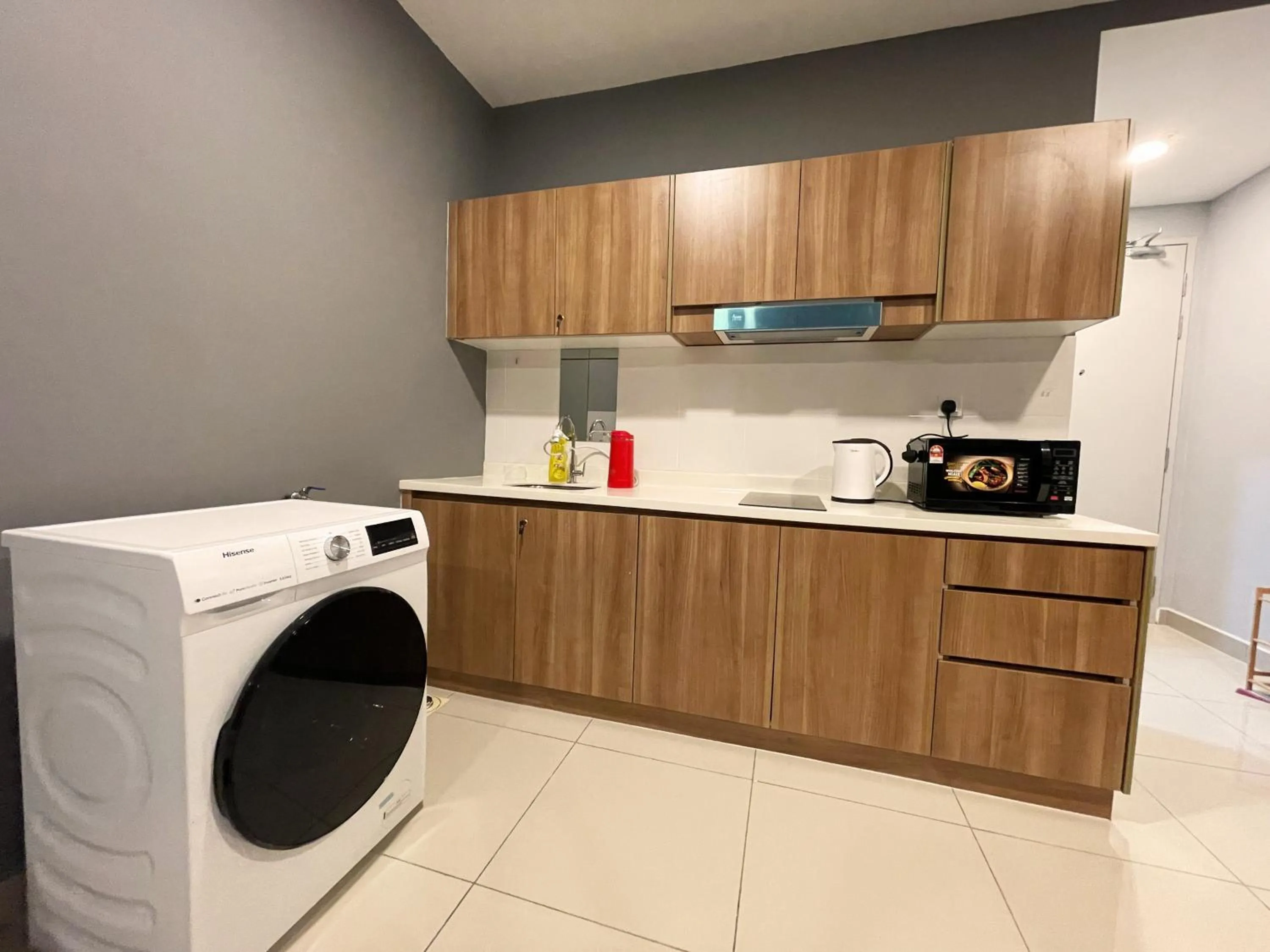 Kitchen or kitchenette in Pacific Tower Petaling Jaya Near Jaya One, University Malaya, Columbia Hospital By My Homez