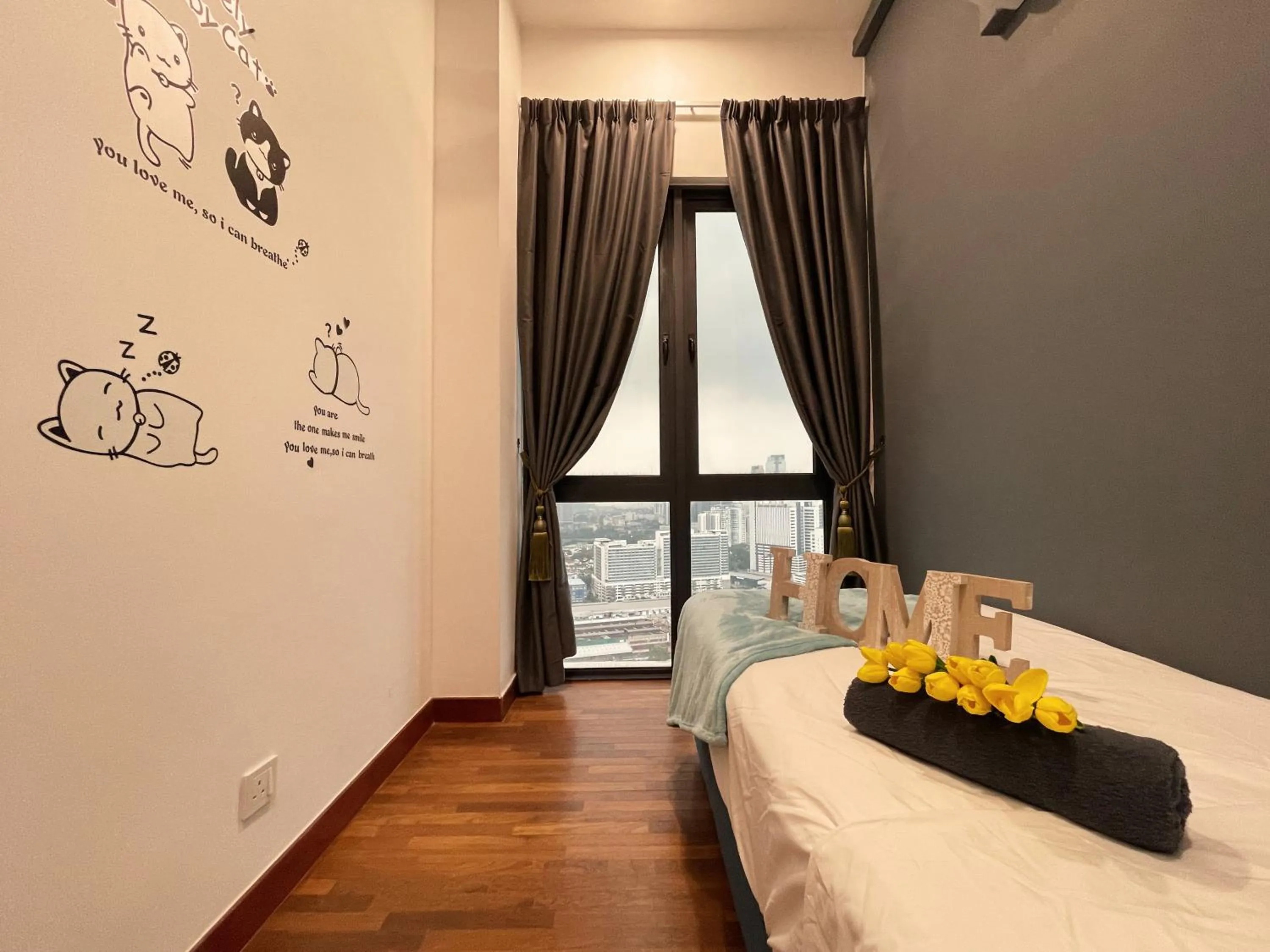 Bed in Pacific Tower Petaling Jaya Near Jaya One, University Malaya, Columbia Hospital By My Homez