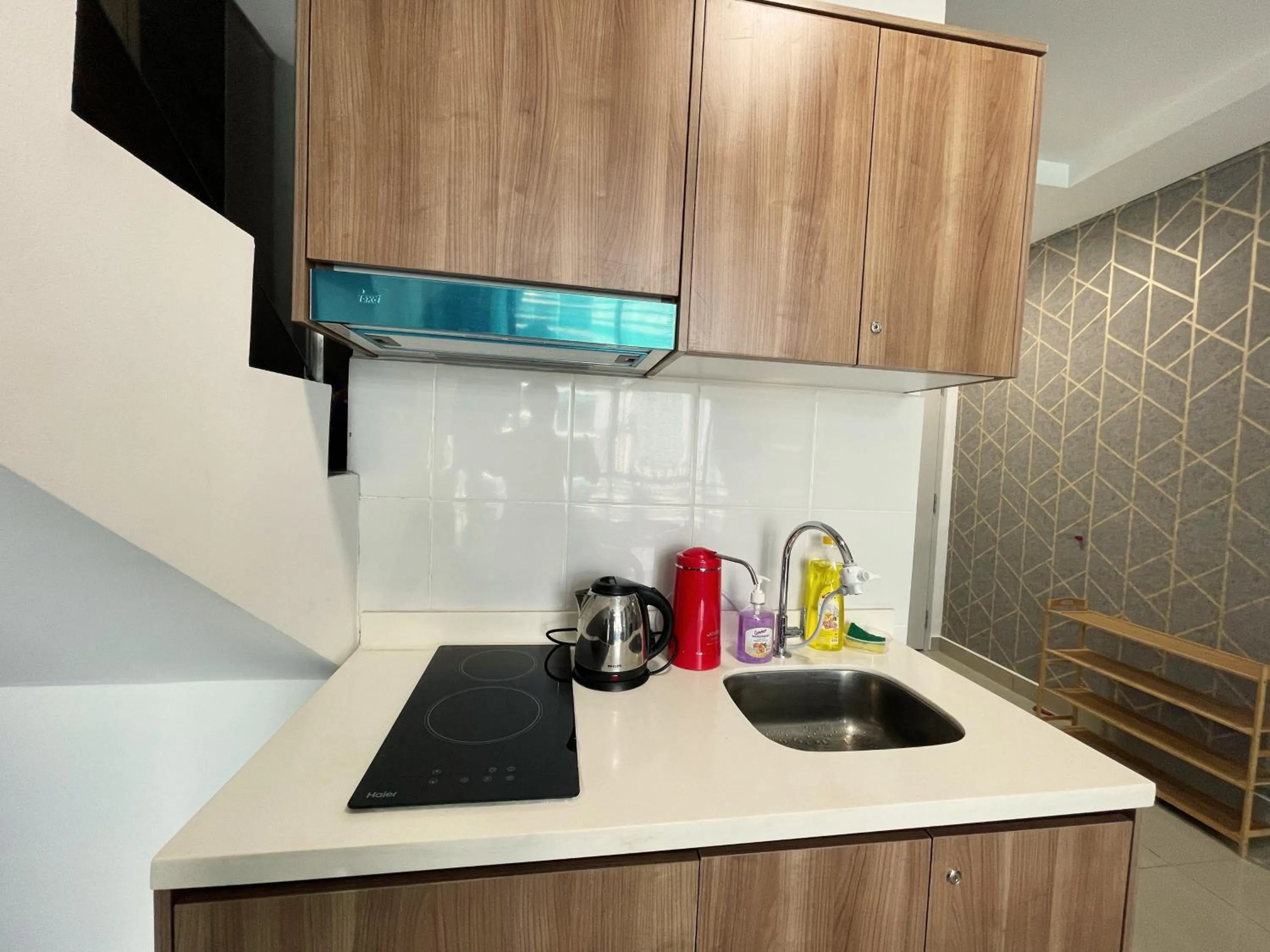 Kitchen or kitchenette in Pacific Tower Petaling Jaya Near Jaya One, University Malaya, Columbia Hospital By My Homez