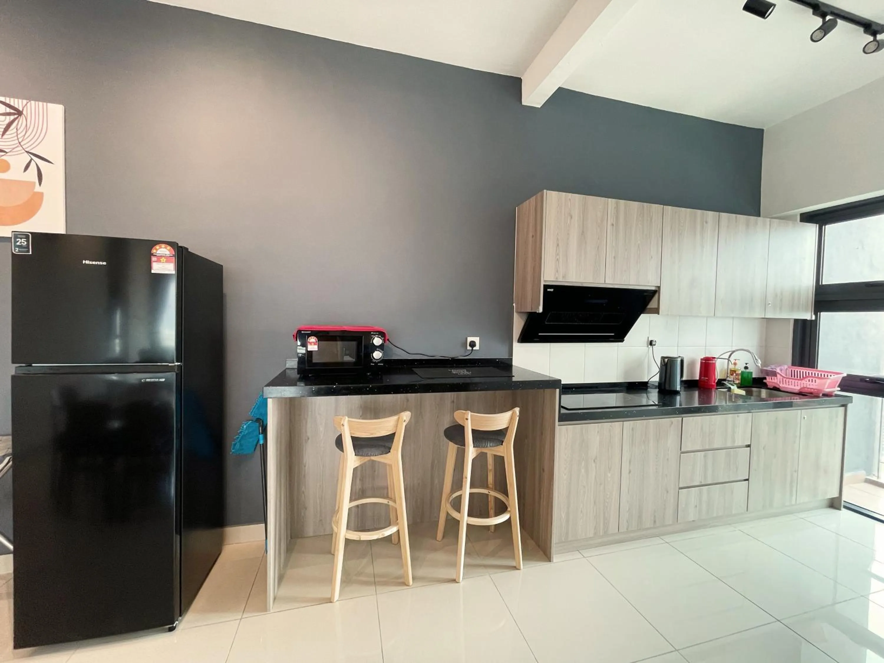 Kitchen or kitchenette in Pacific Tower Petaling Jaya Near Jaya One, University Malaya, Columbia Hospital By My Homez