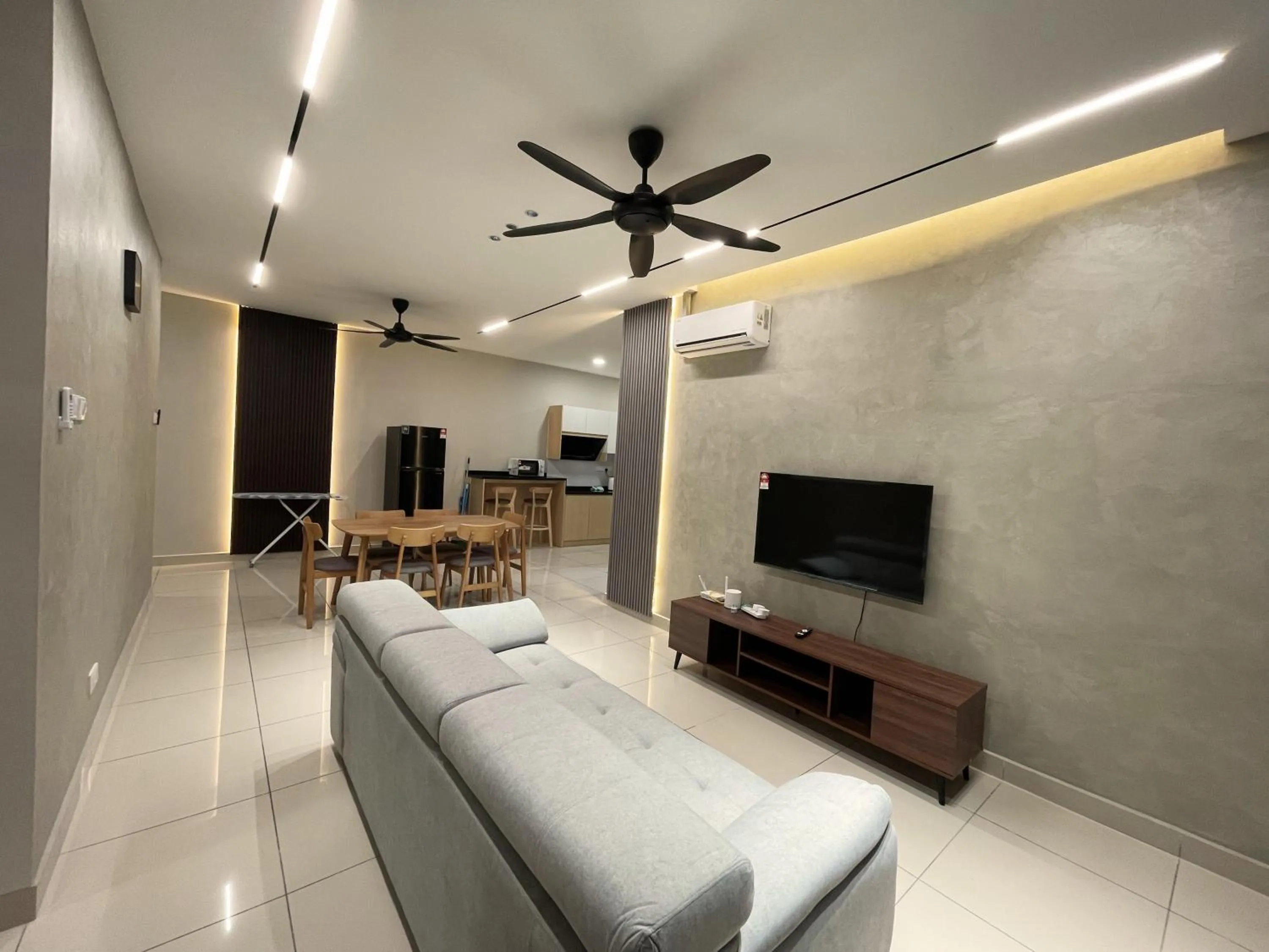 Communal lounge/ TV room in Pacific Tower Petaling Jaya Near Jaya One, University Malaya, Columbia Hospital By My Homez