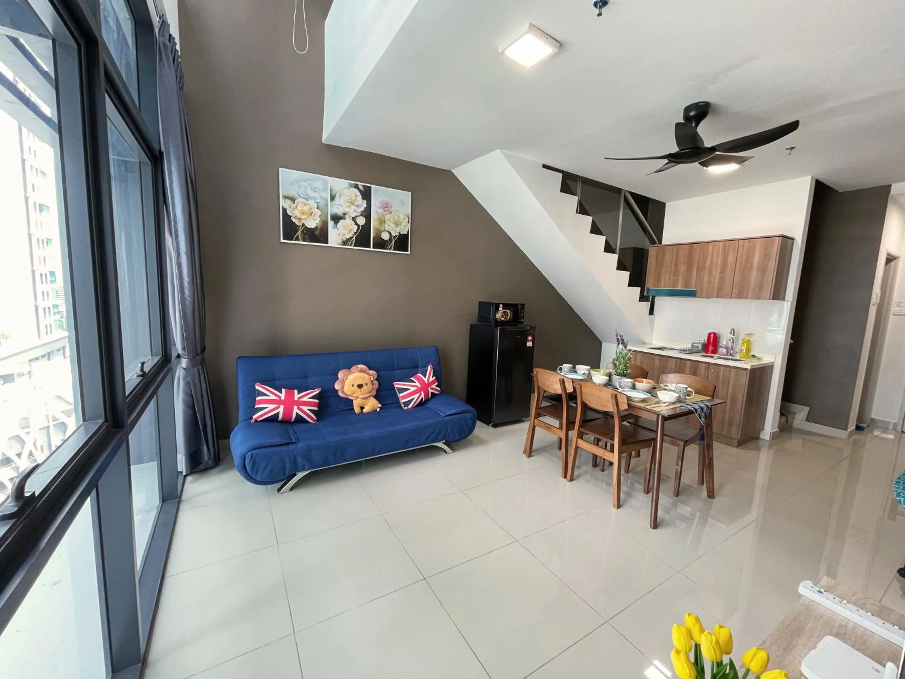 Living room in Pacific Tower Petaling Jaya Near Jaya One, University Malaya, Columbia Hospital By My Homez