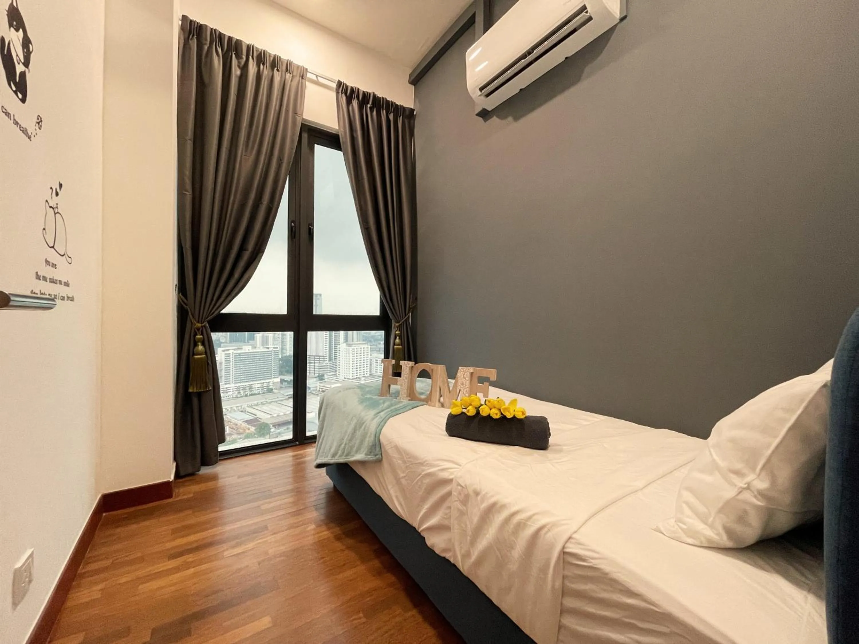 Bed in Pacific Tower Petaling Jaya Near Jaya One, University Malaya, Columbia Hospital By My Homez