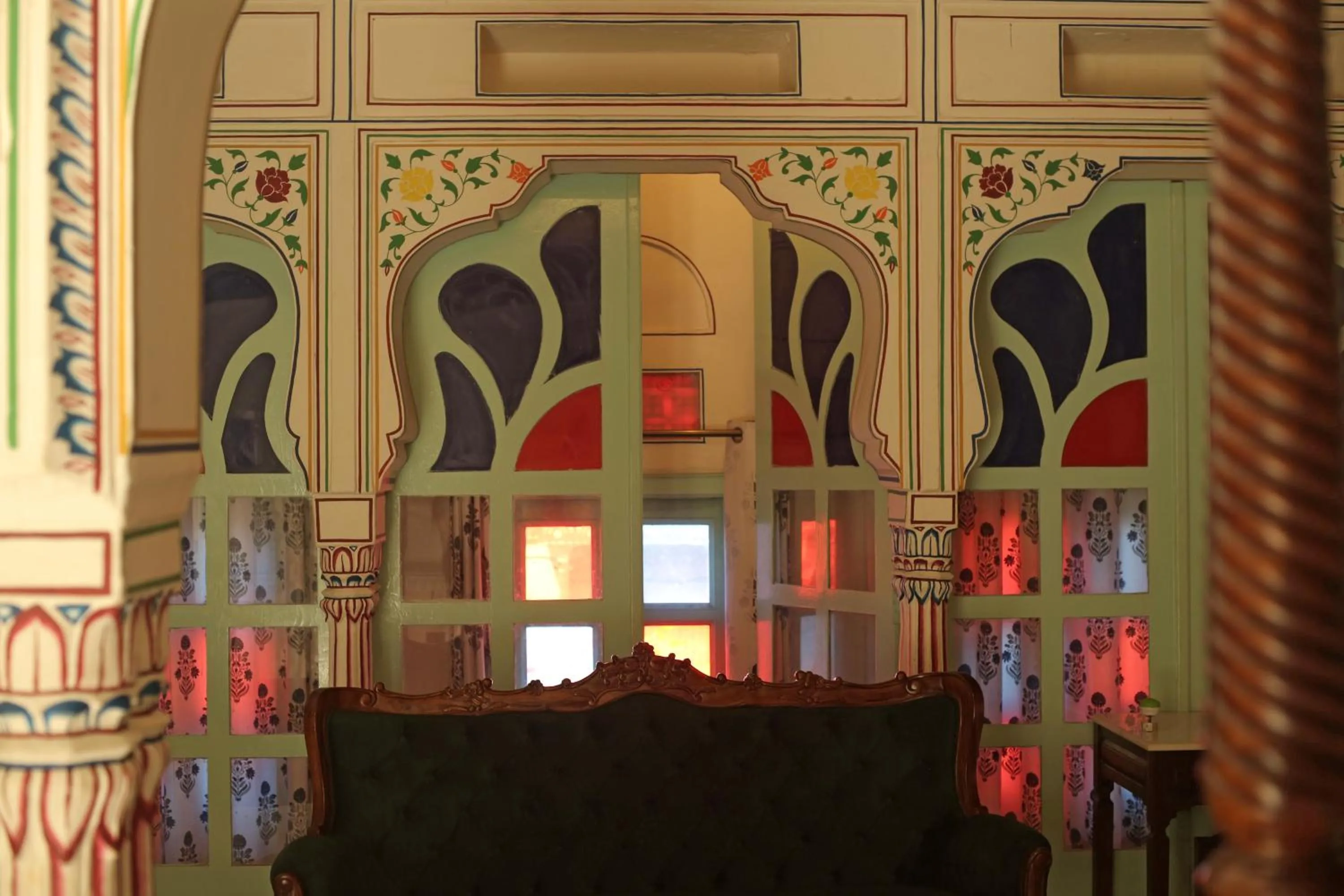 Seating area in KothiPushkar