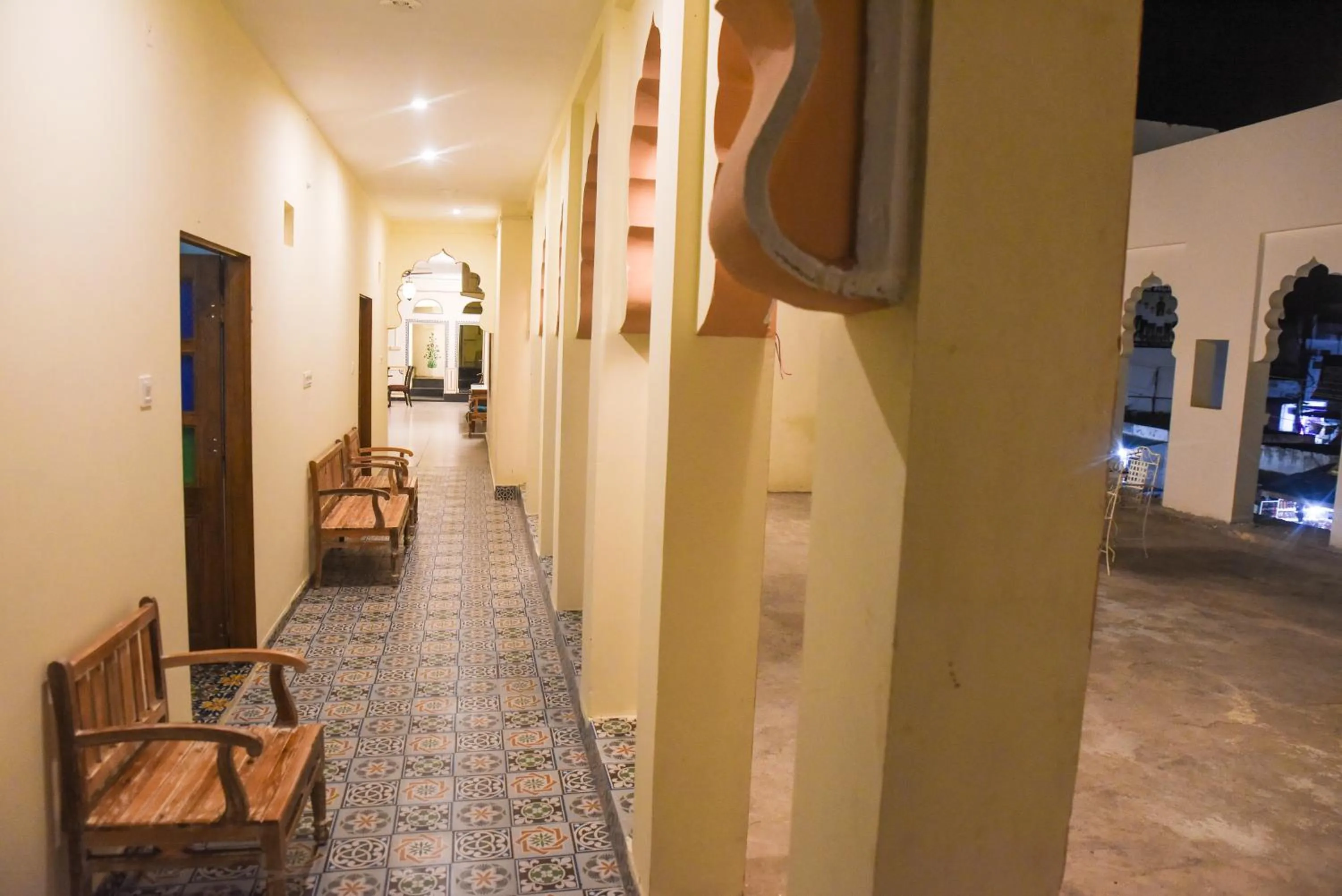 Seating area in KothiPushkar