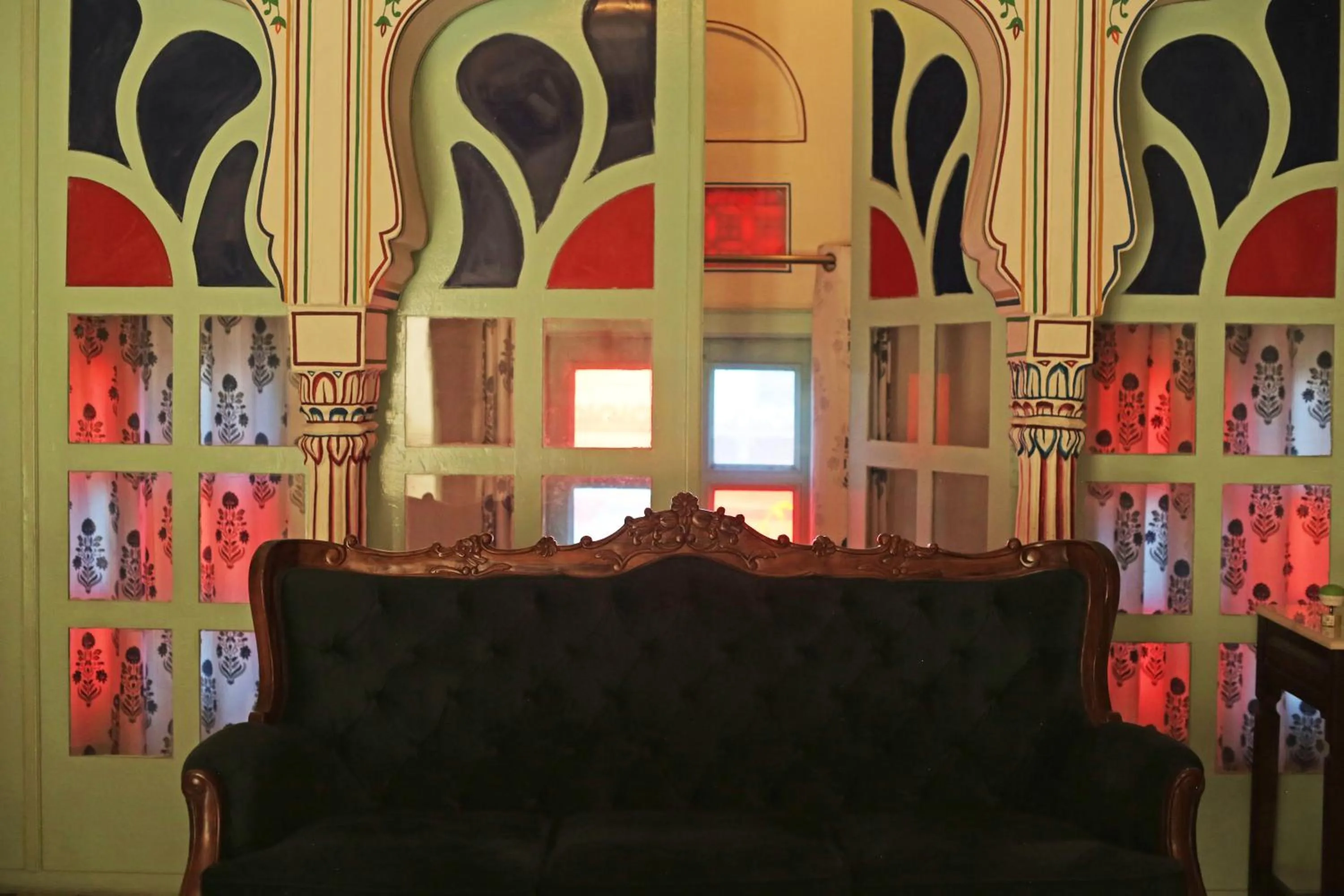 Seating area in KothiPushkar