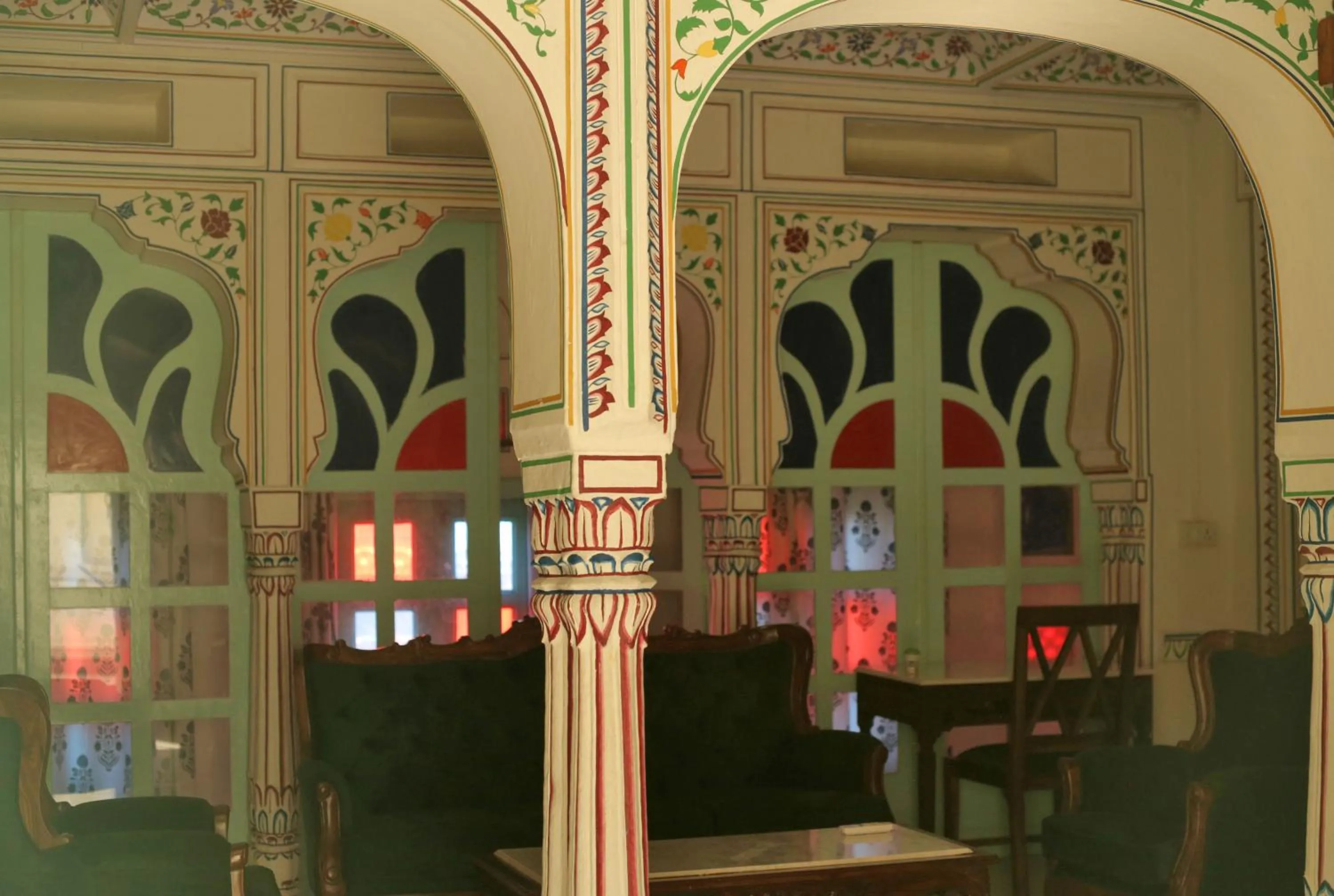 Seating area in KothiPushkar