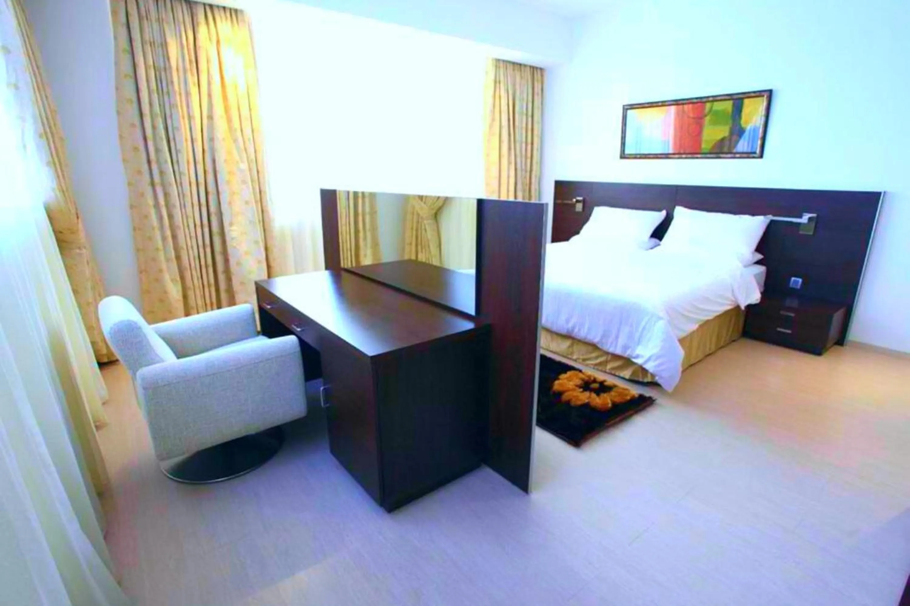 Bed in Butterfly Residence