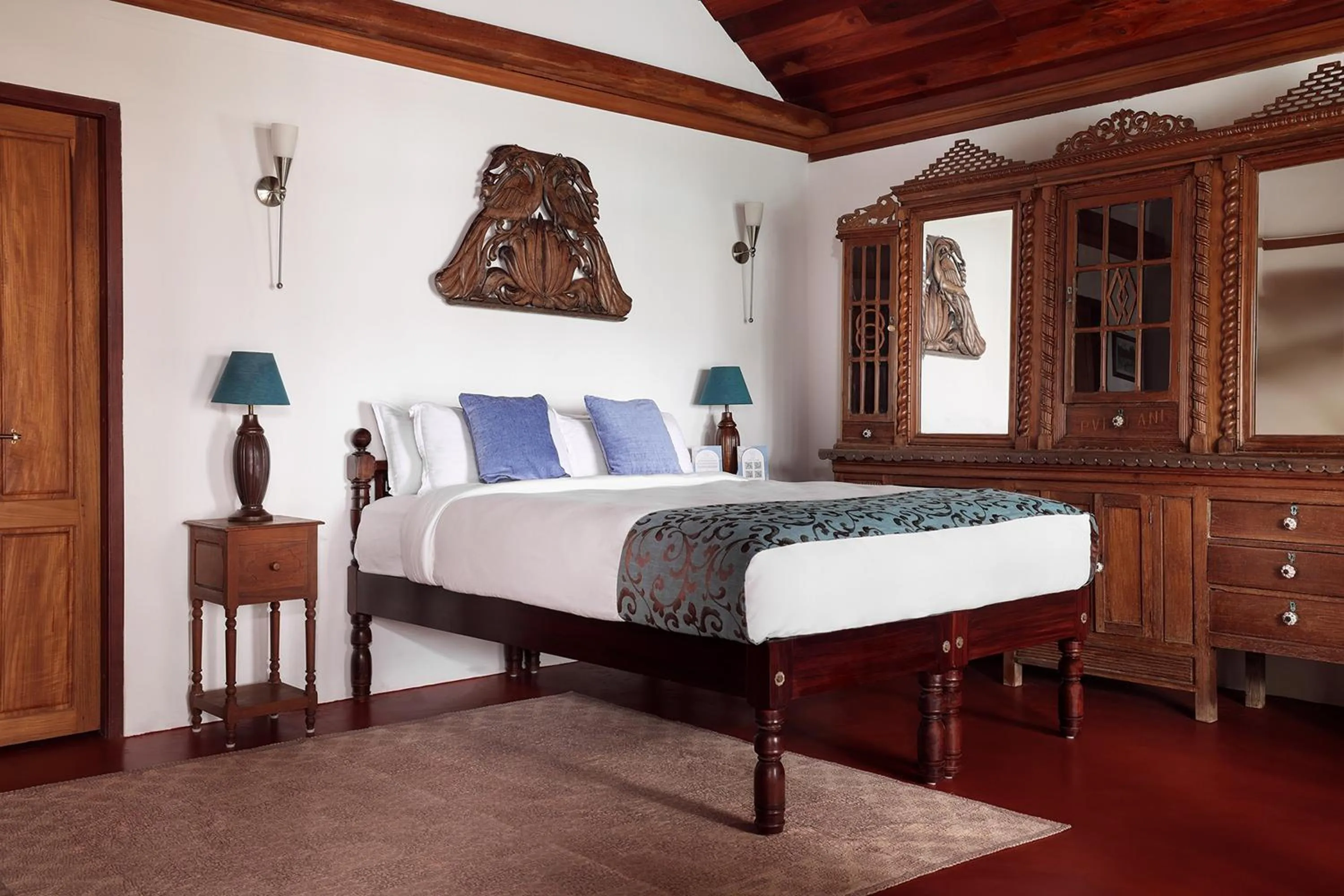 Bed in BluSalzz Villa - Muhamma, Alleppey - Kerala