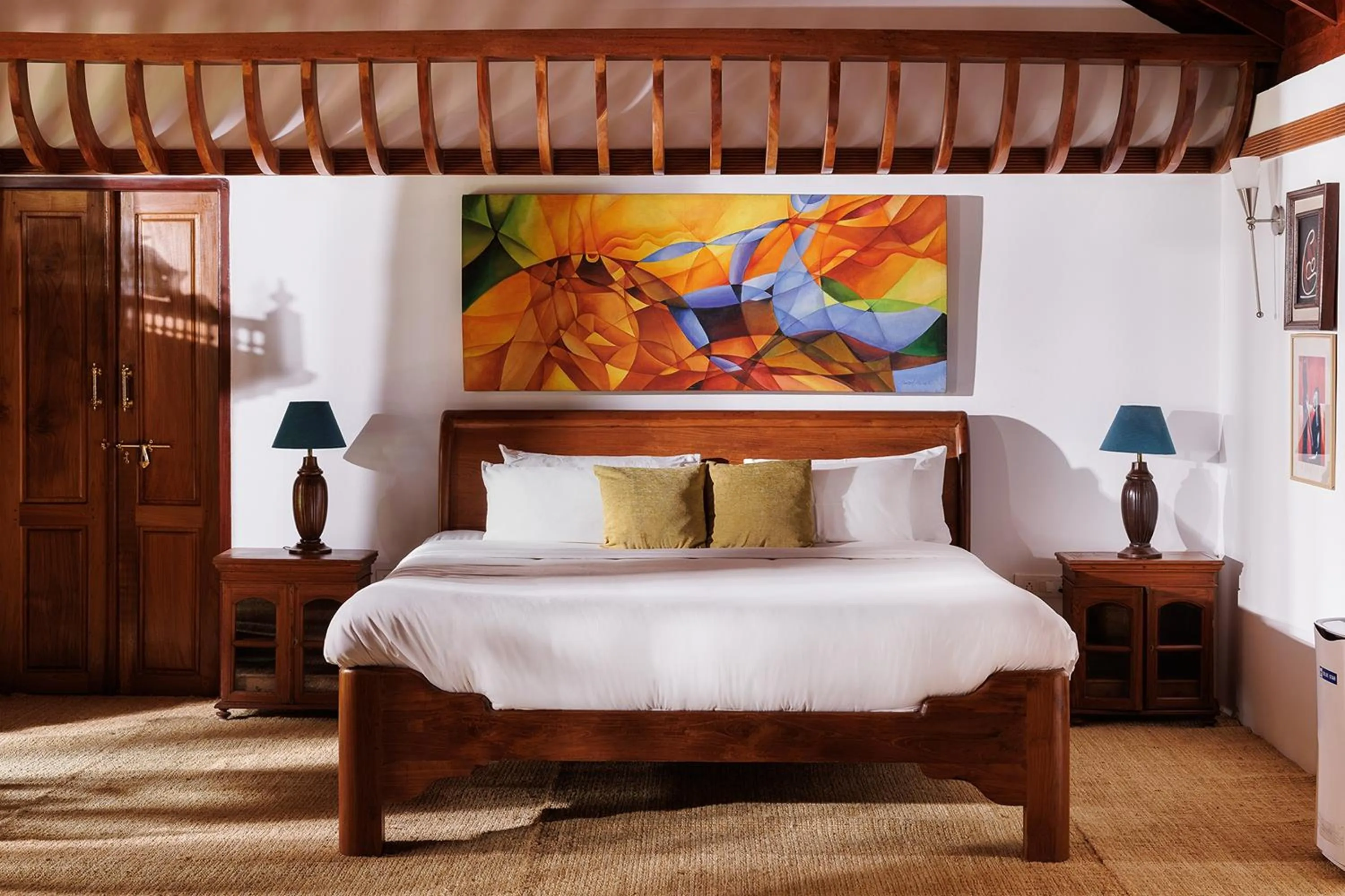 Bed in BluSalzz Villa - Muhamma, Alleppey - Kerala