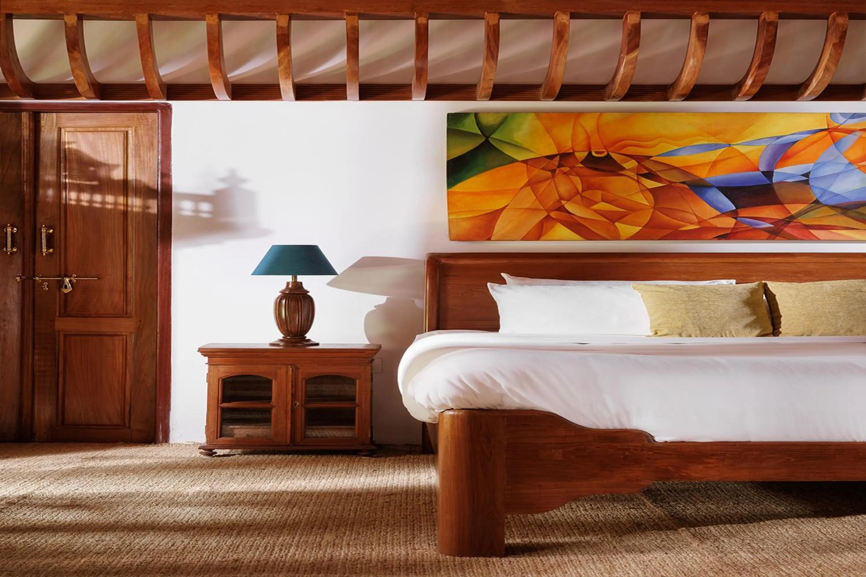 Bed in BluSalzz Villa - Muhamma, Alleppey - Kerala