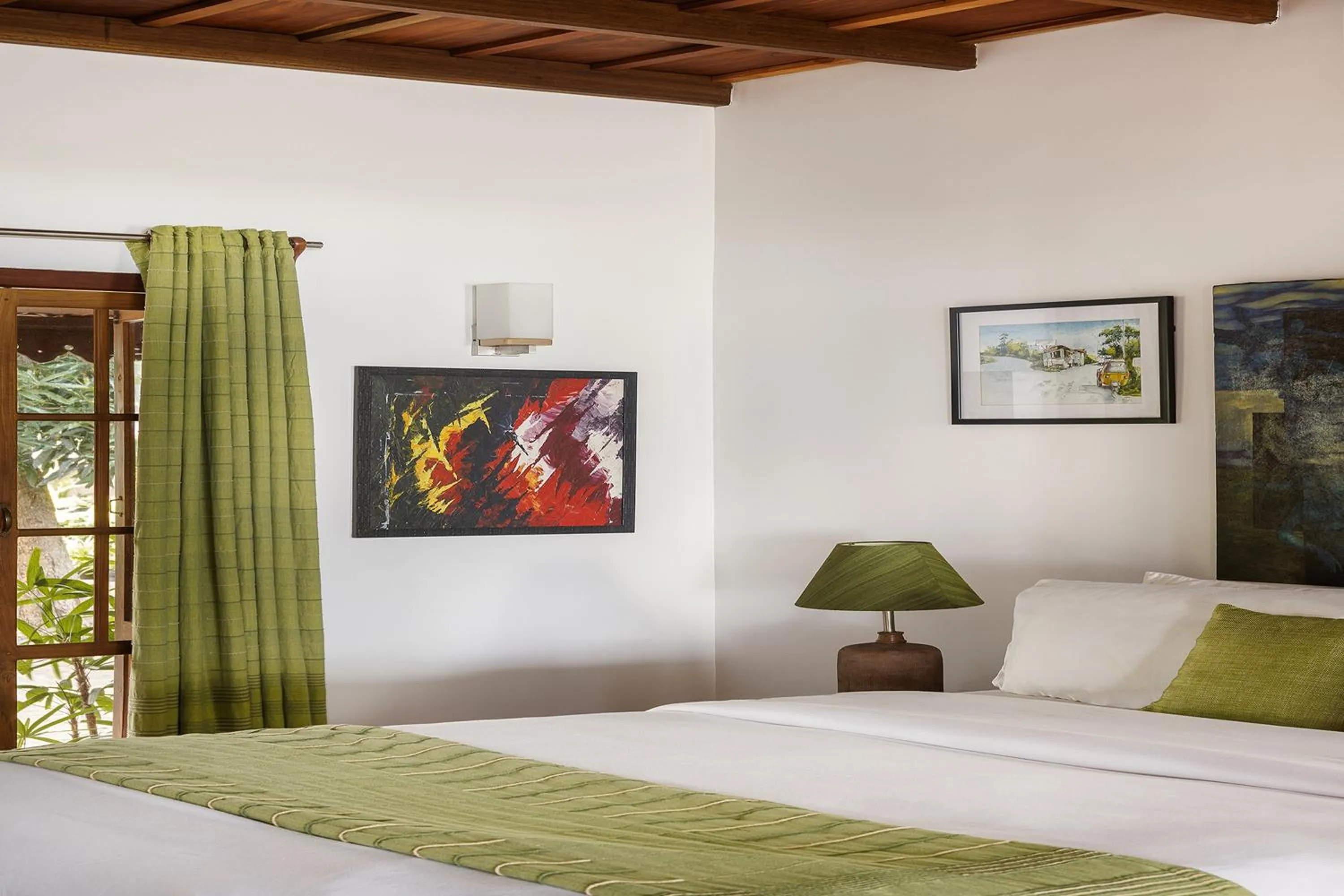 Bed in BluSalzz Villa - Muhamma, Alleppey - Kerala