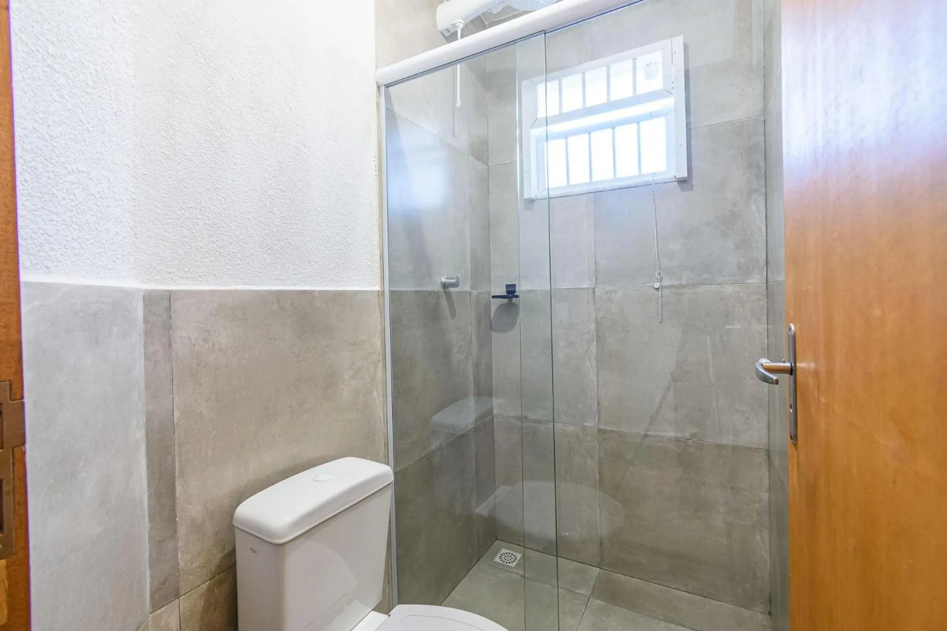Shower in Apto com churrasqueira elétrica próximo à praia