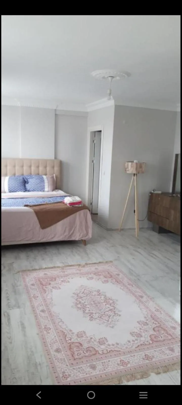 Bed in Ahmet teacher's villa, 6 minutes from the airport