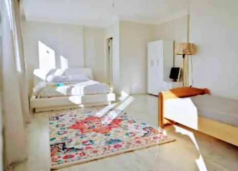 Bed in Ahmet teacher's villa, 6 minutes from the airport