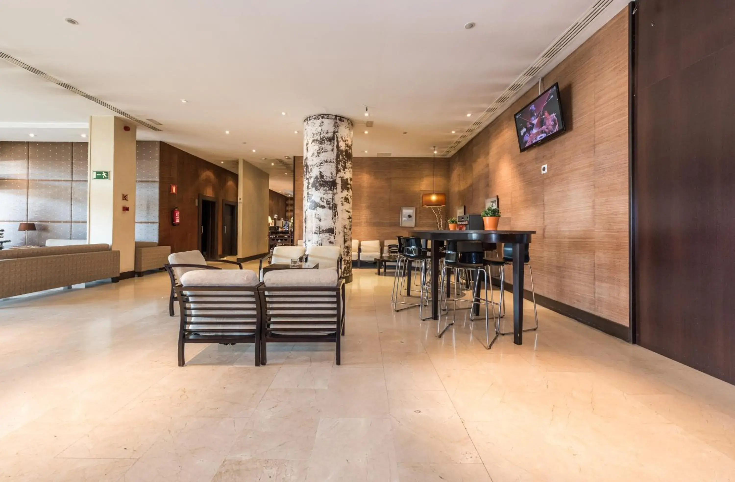 Lobby or reception in Hotel Mercader