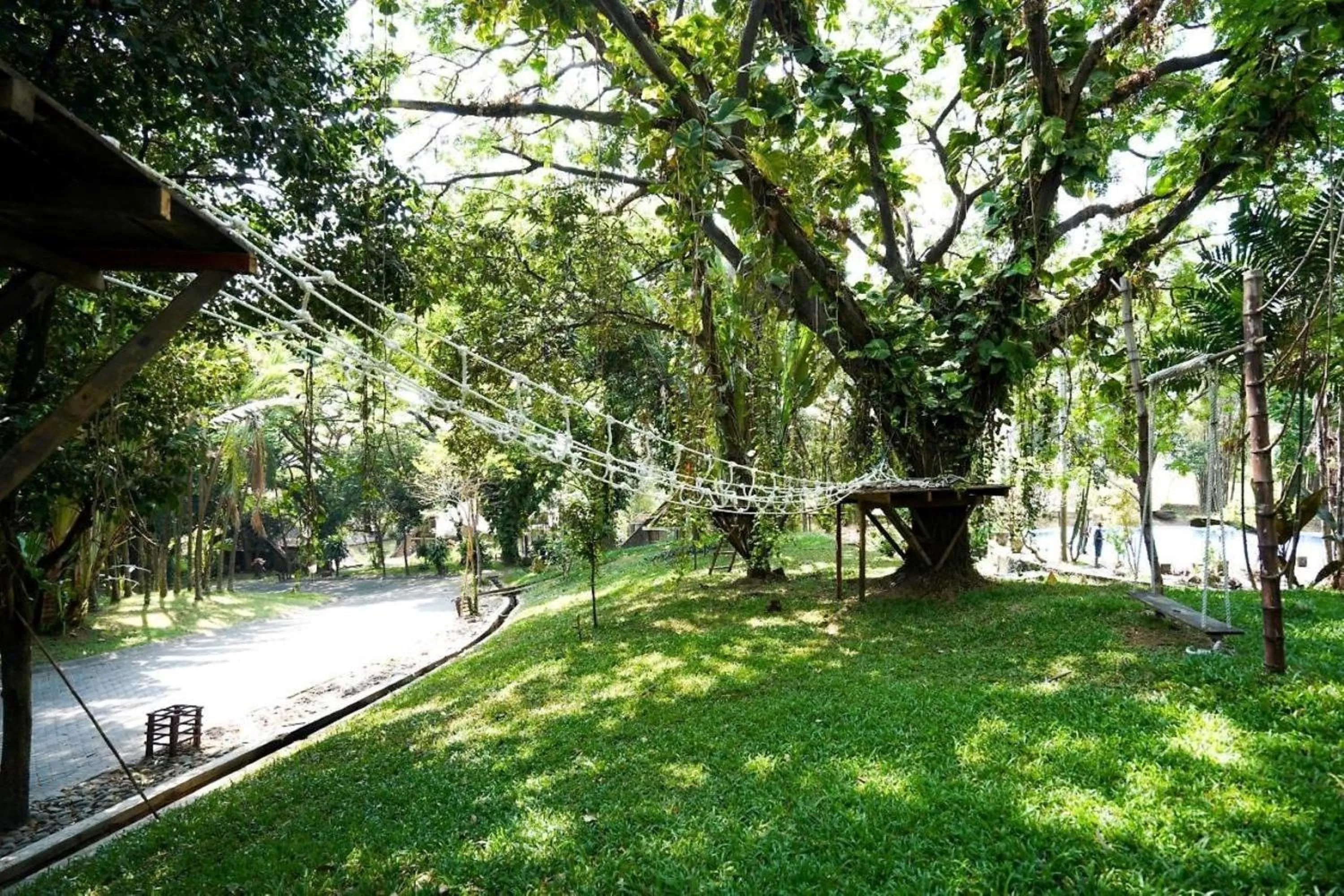 Garden view in Grand Mulia Sakinah Boutique Resort Pandaan