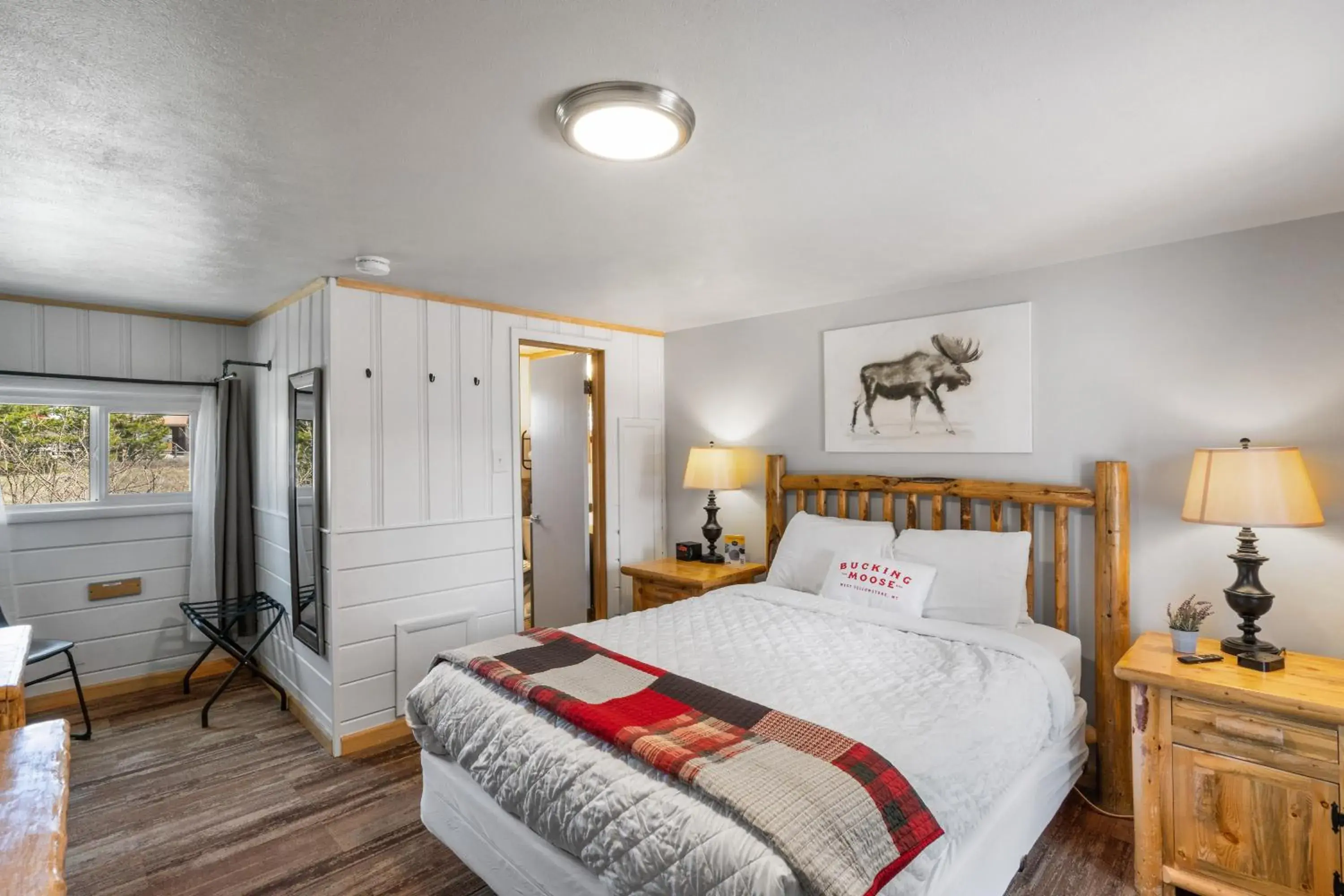 Bed in The Bucking Moose Bed in The Bucking Moose