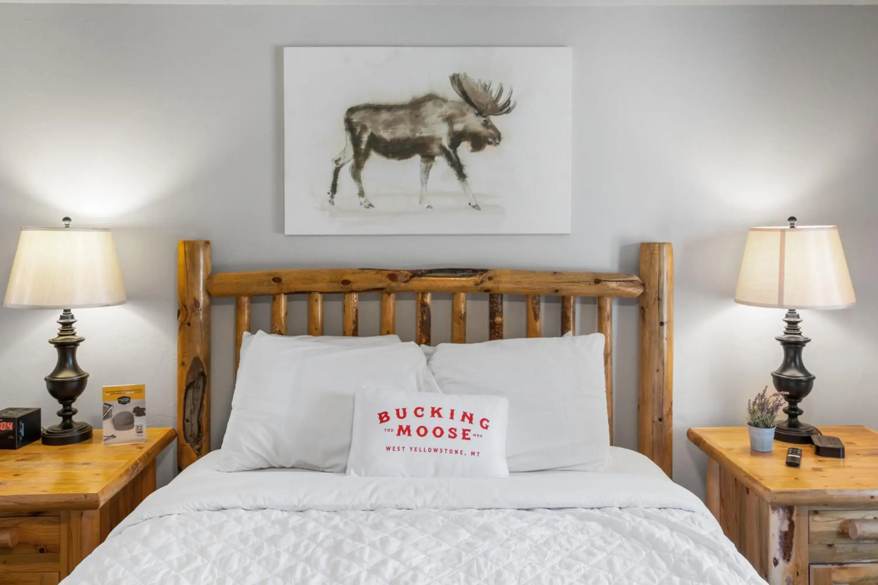 Bed in The Bucking Moose Bed in The Bucking Moose